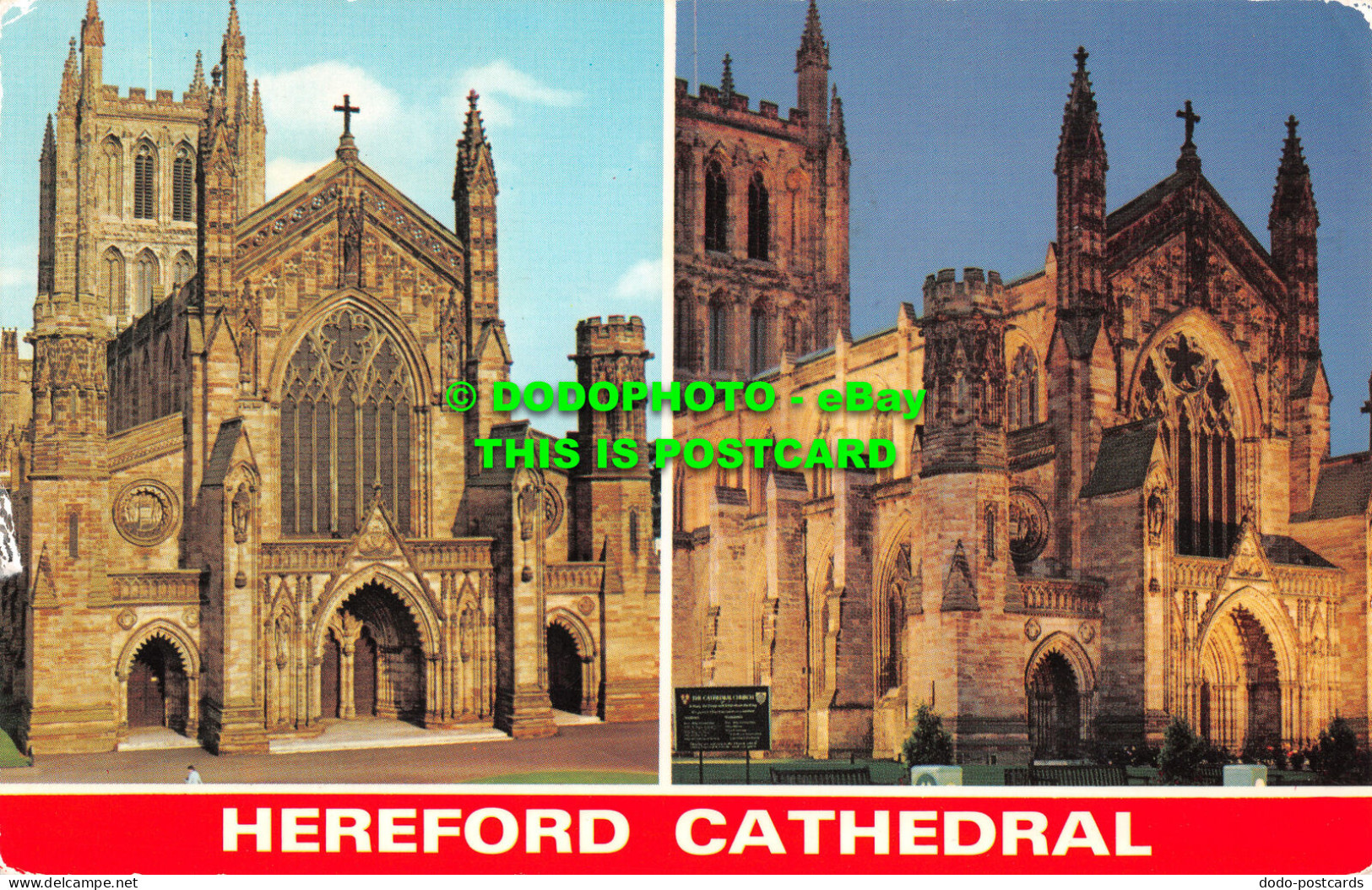 R497273 Hereford Cathedral. E. T. W. Dennis. Photocolour. Multi View. 1987 - Mondo