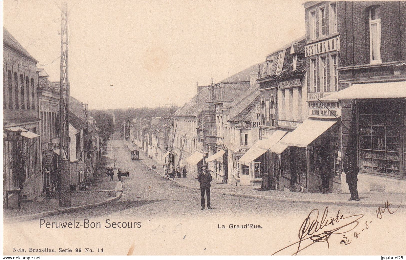 LAP Peruwelz Bonsecours La Grand Rue Nels Bxl Serie 99 No 14 - Andere & Zonder Classificatie