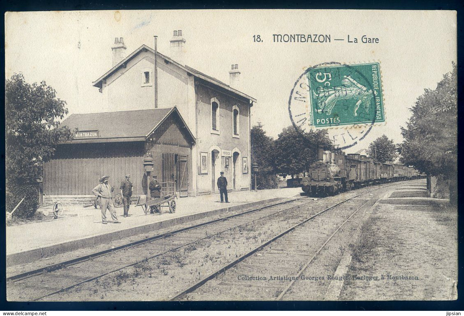 Cpa Du 37 Montbazon -- La Gare     STEP101 - Montbazon