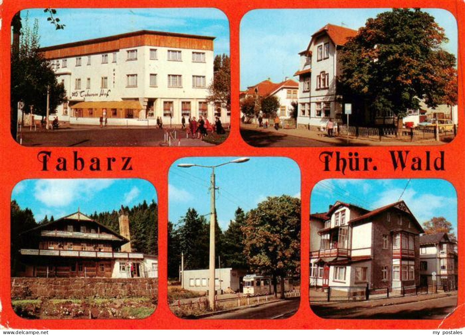 73891507 Tabarz Bad Tabarz Hotel Tabarzer Hof Cafe Waldbahn Ferienheim Schweizer - Tabarz