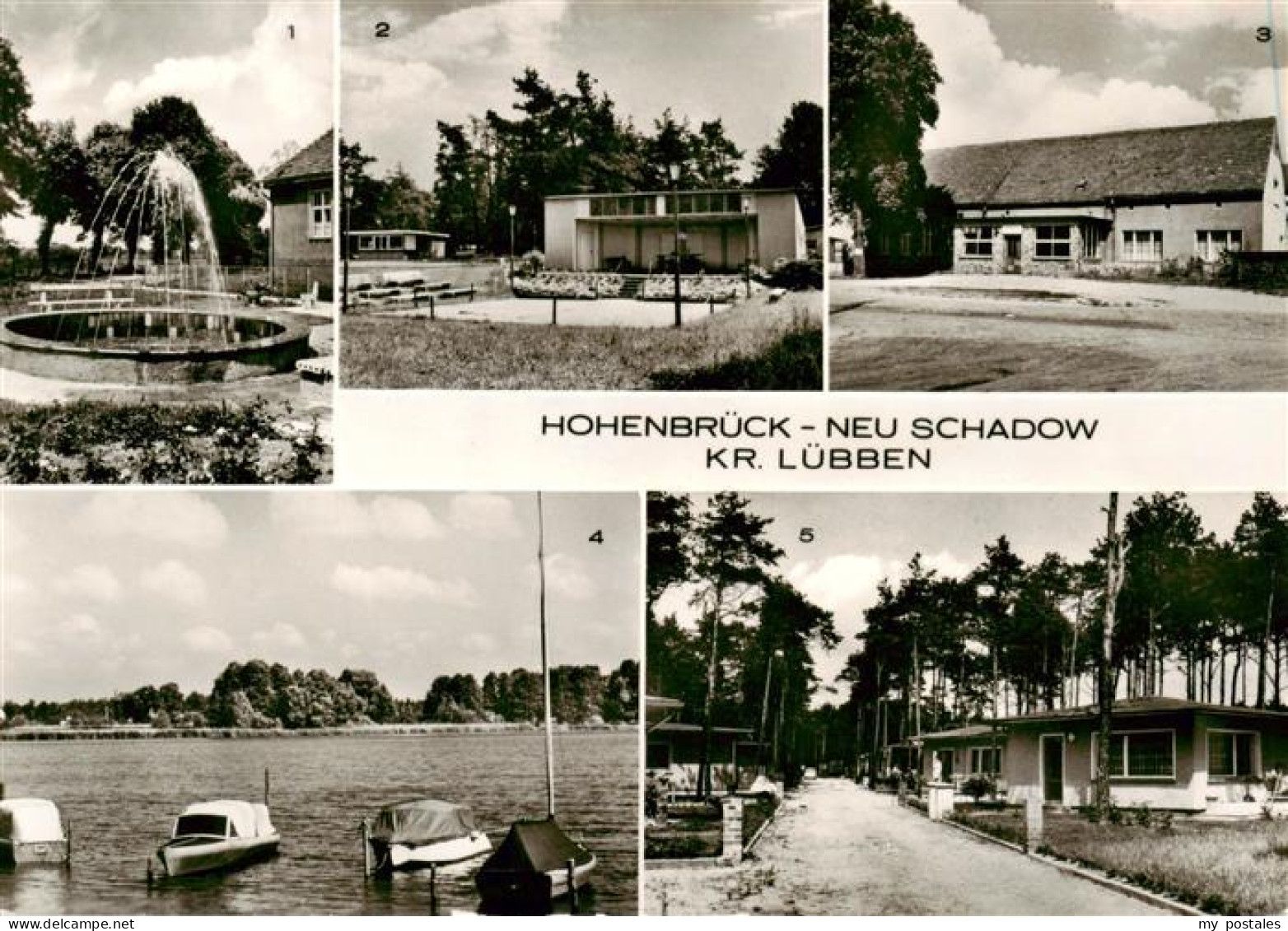 73891445 Neu Schadow-Hohenbrueck Springbrunnen Freilichtbuehne Und Kiosk Gasthau - Gross Leuthen