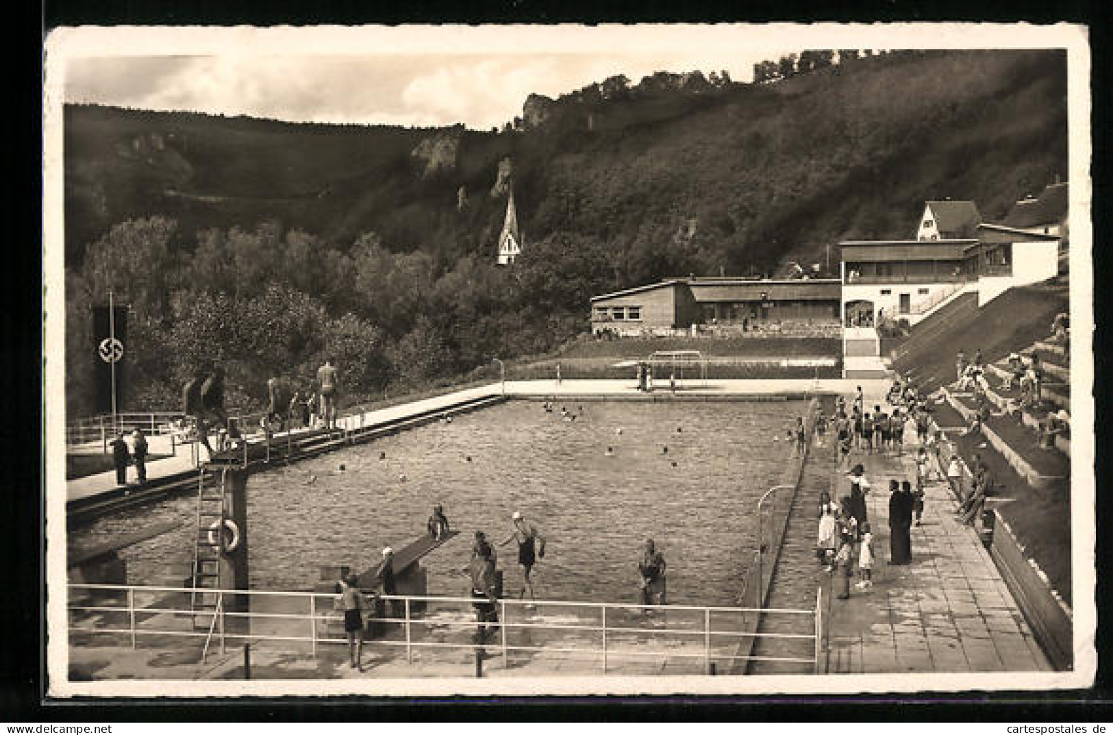 AK Blaubeuren, Partie Im Schwimmbad Mit   - Blaubeuren