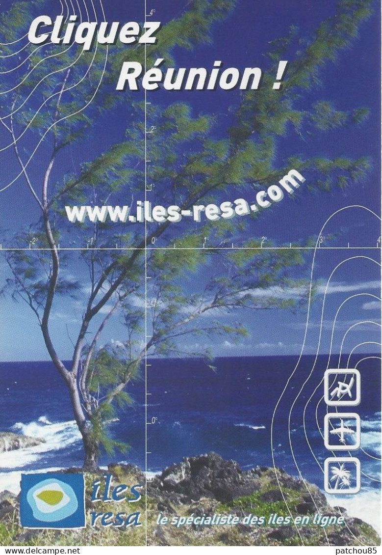 CP    Cliquez Réunion Soleil – Plages – Lagons – Cocotiers - Montagne - Publicidad