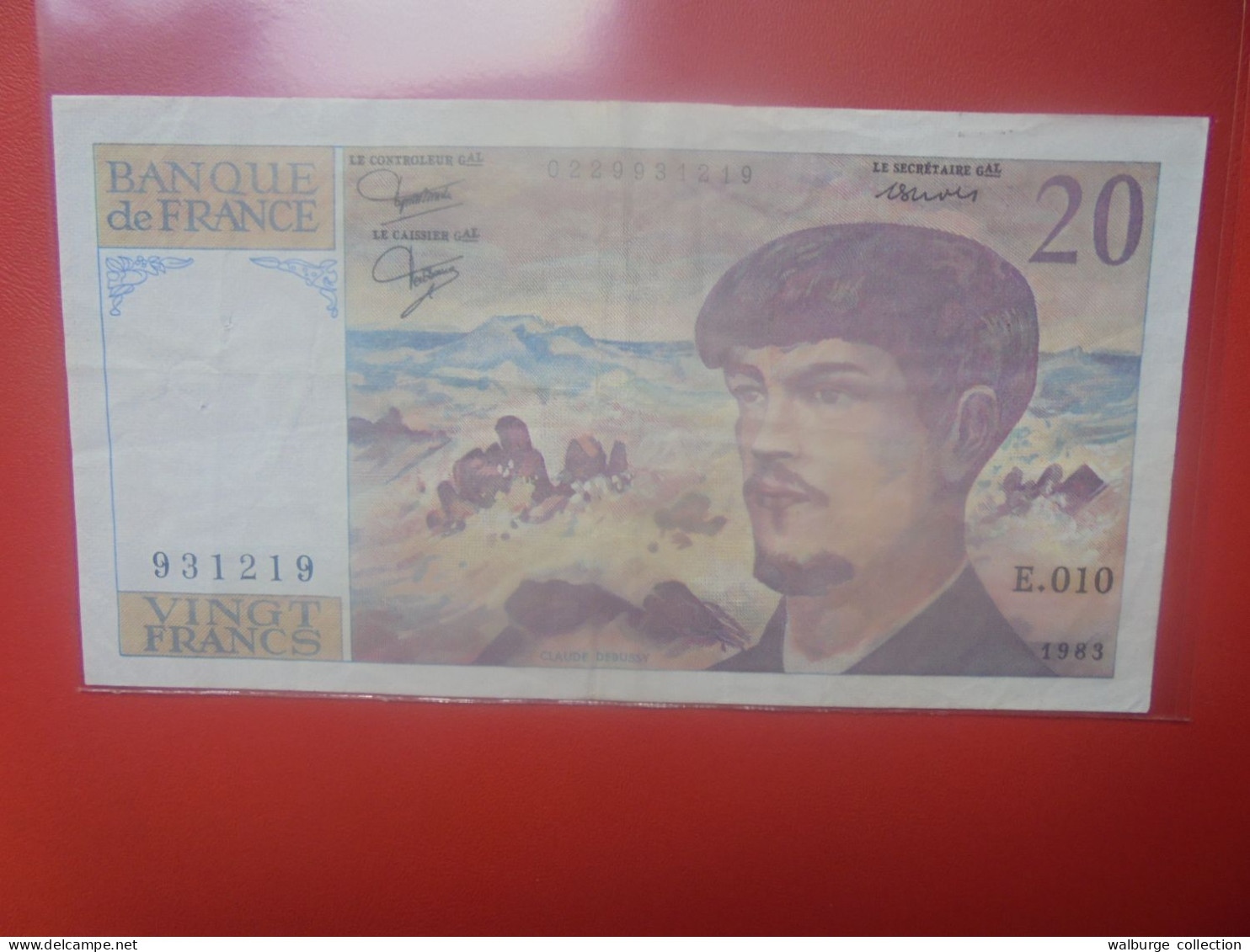 FRANCE 20 FRANCS 1983 Circuler (B.33) - 20 F 1980-1997 ''Debussy''