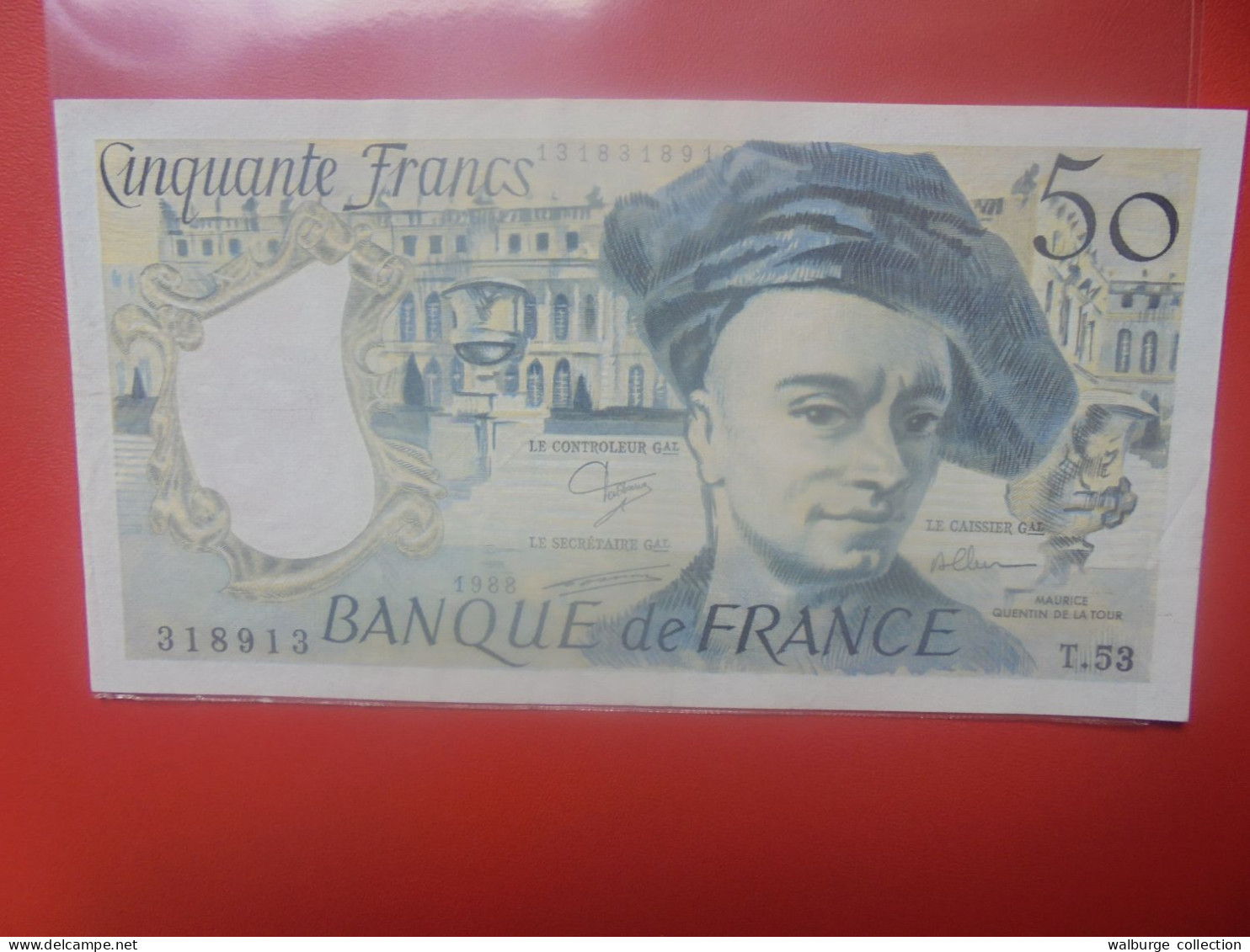 FRANCE 50 FRANCS 1988 Circuler (B.33) - 50 F 1976-1992 ''quentin De La Tour''