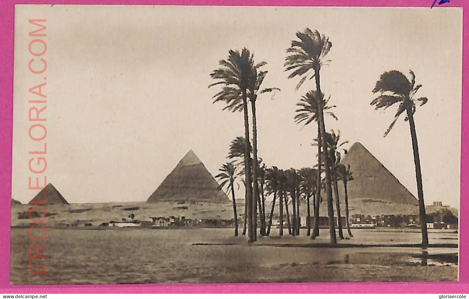 Ag2636  - EGYPT - VINTAGE POSTCARD  -  Pyramids - Sonstige & Ohne Zuordnung