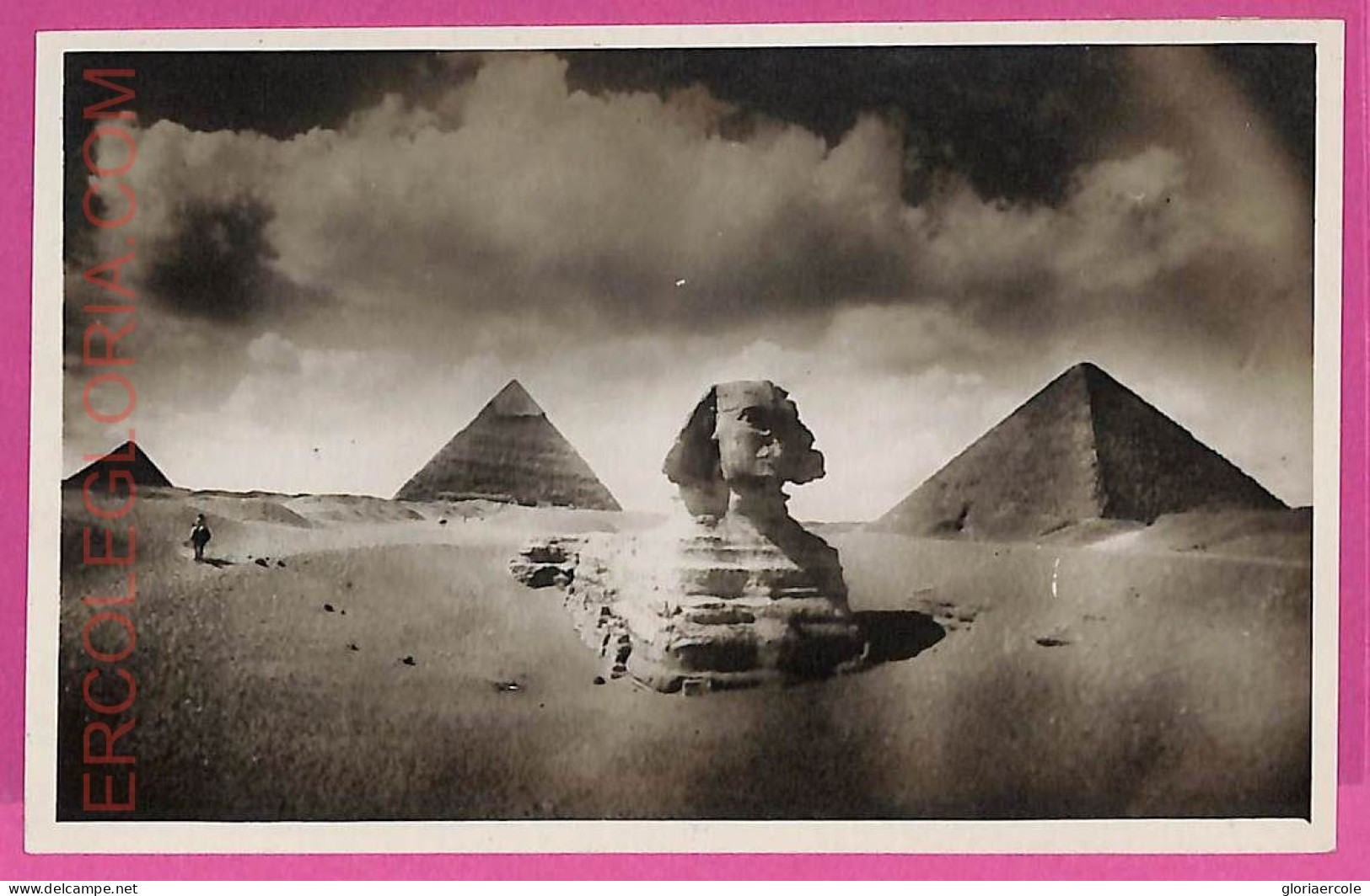 Ag2637  - EGYPT - VINTAGE POSTCARD  -  Pyramids - Sonstige & Ohne Zuordnung