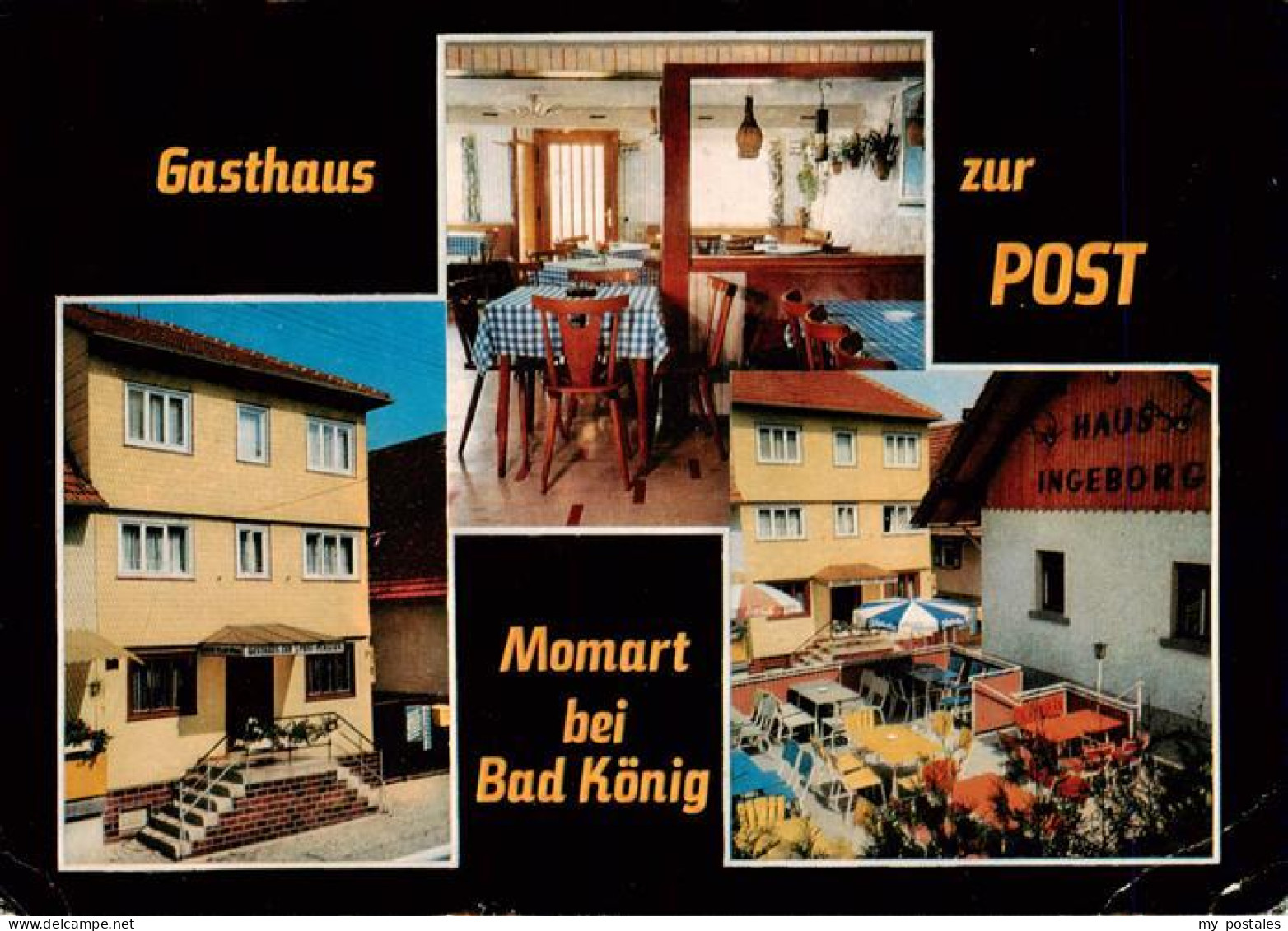 73891275 Momart Gasthaus Zur Post Gaststube Terrasse Momart - Bad König