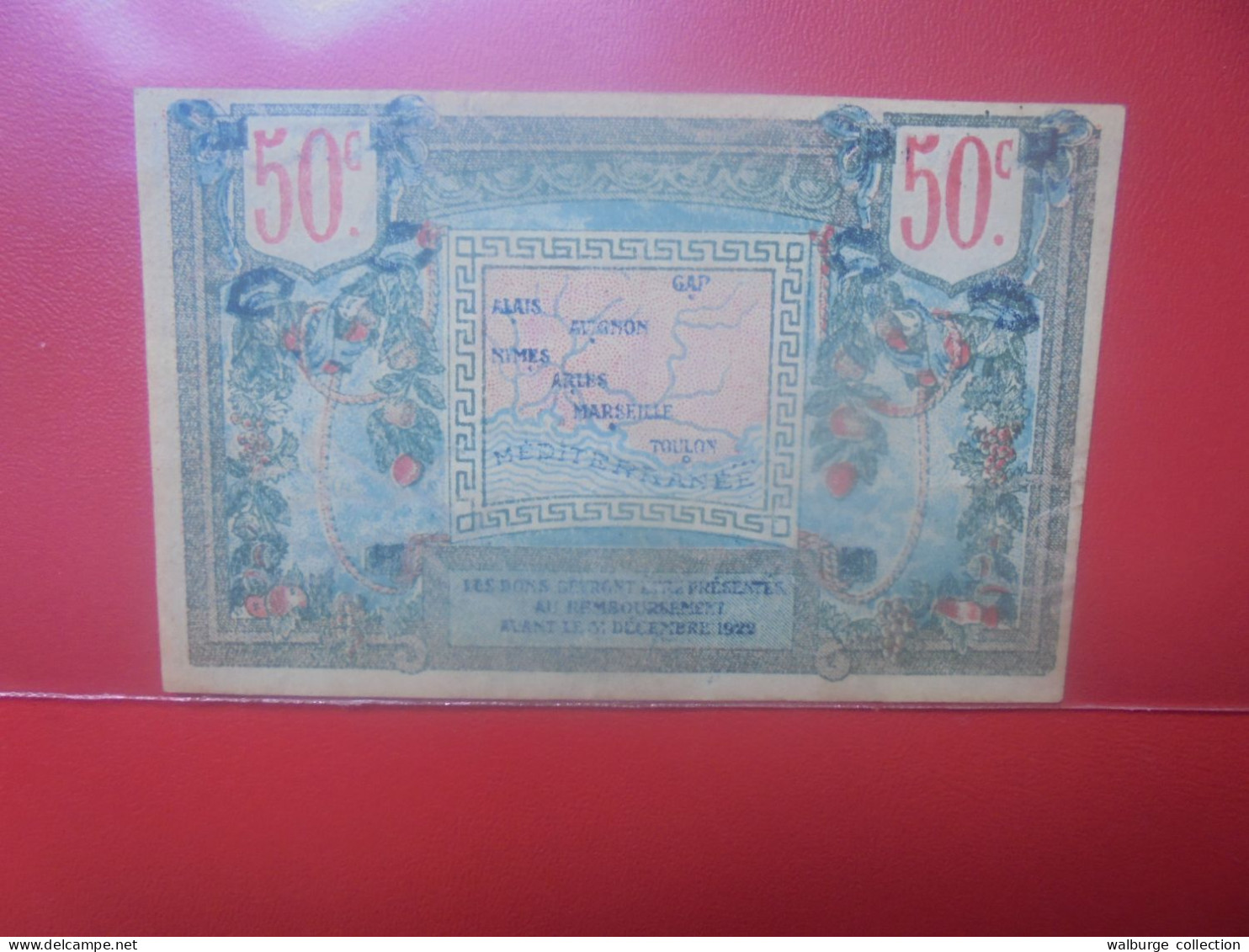 Région Provençale 50 Centimes 1922 Circuler (B.33) - Camera Di Commercio