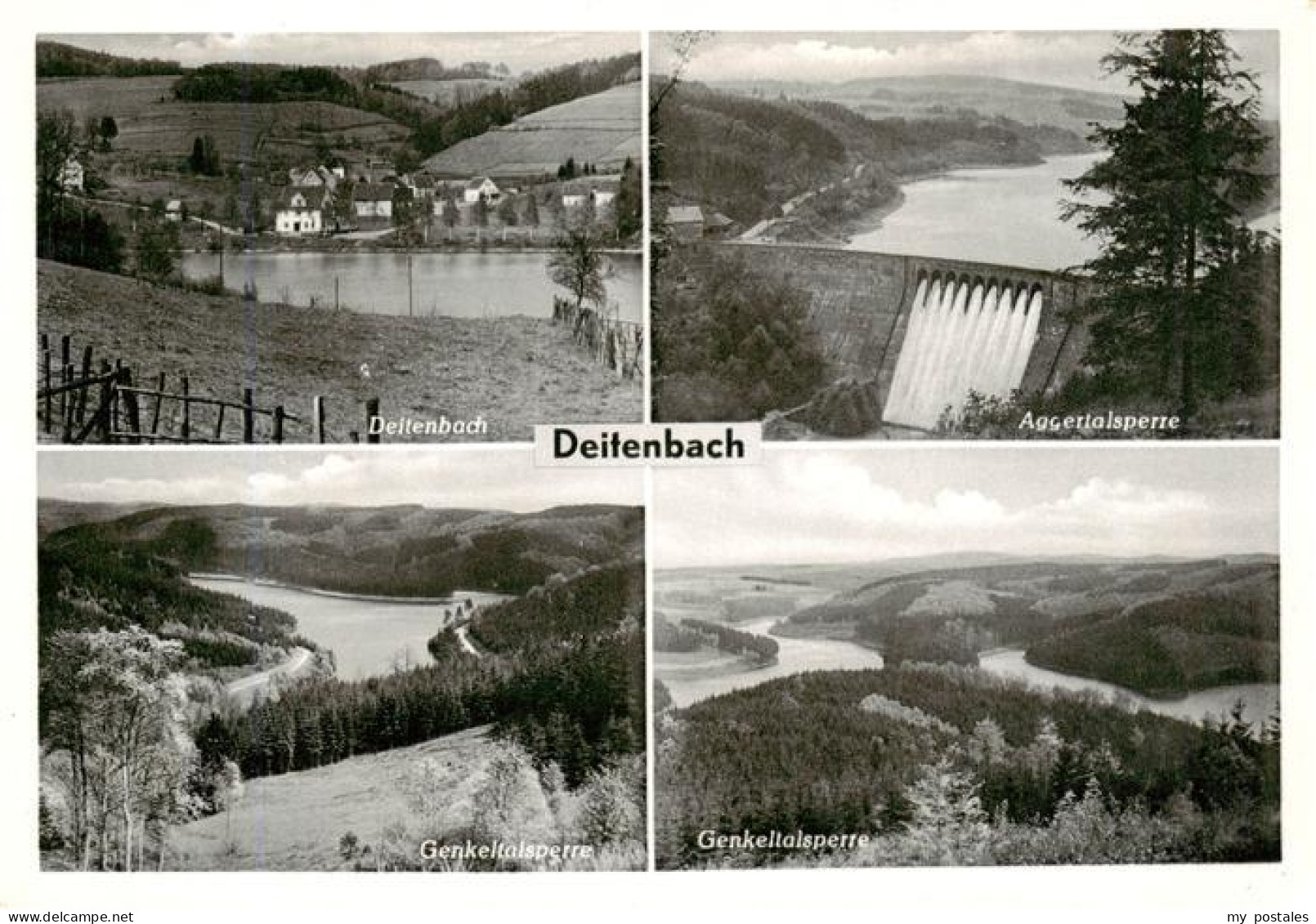 73891020 Deitenbach Gummersbach Panorama Aggertalsperre Genkeltalsperre  - Gummersbach