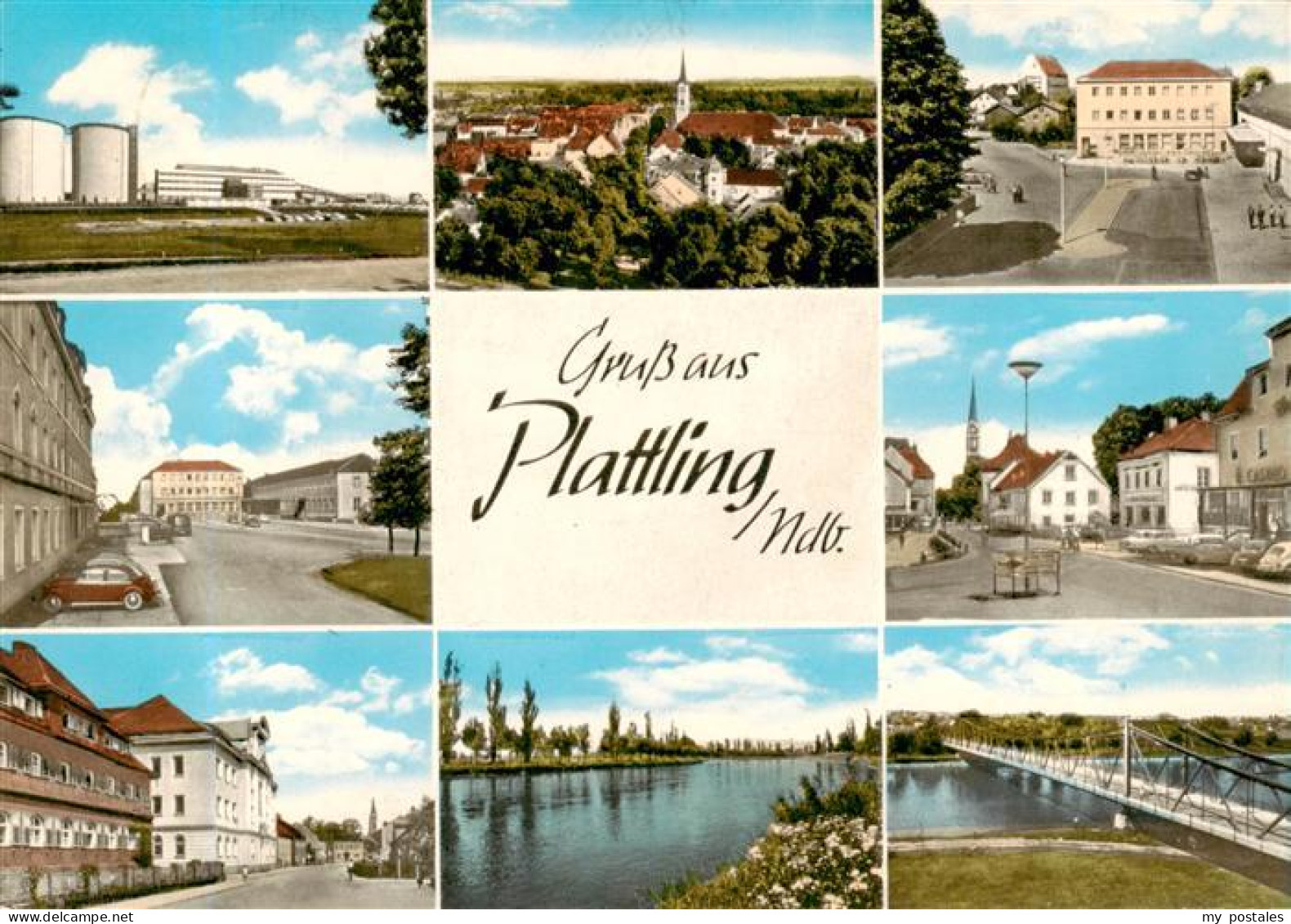 73891008 Plattling Isar Bayern Orts Und Teilansichten Plattling Isar Bayern - Plattling