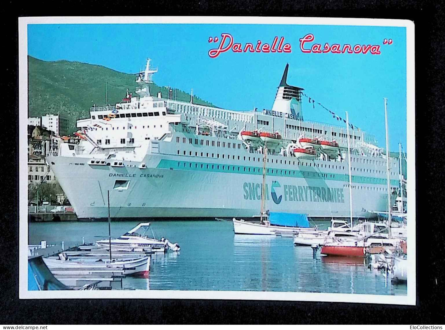 Cp, Bateaux, Ferry, 20, 2A, Ajaccio, Le Danielle Casanova Dans Le Port, écrite, Ed. Yvon - Fähren