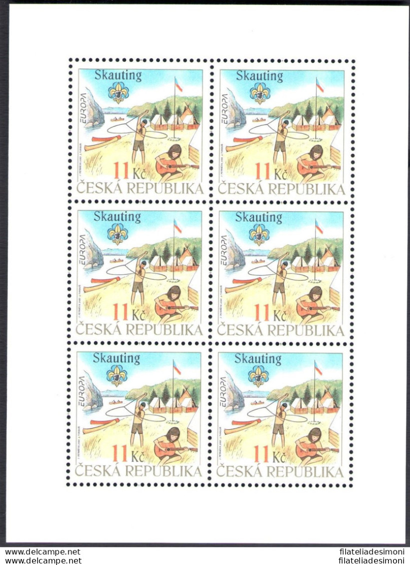 2007 EUROPA CEPT Repubblica Ceca - Ceska Republika , Minifoglio Di 6 Valori ,MNH - Autres & Non Classés