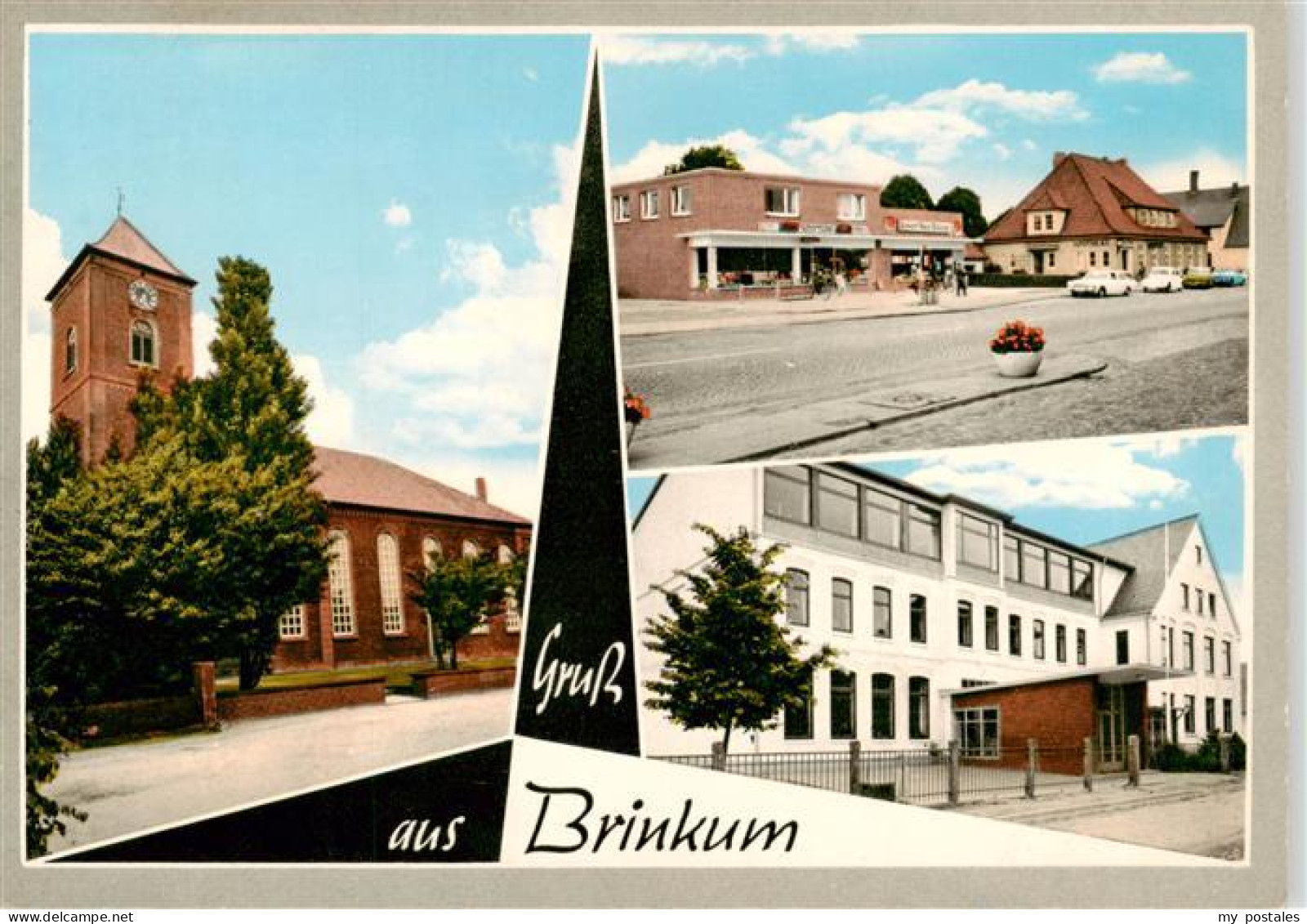 73890939 Brinkum Bremen Kirche Lebensmittelgeschaeft Schule Brinkum Bremen - Stuhr