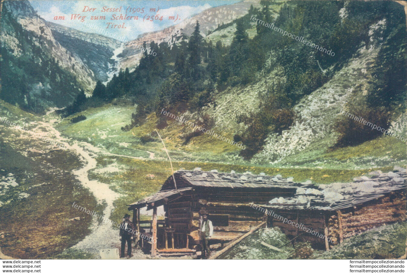 Aa556 Cartolina Postcard  Der Sessel Am Zum Schlern Tirol - Bolzano (Bozen)