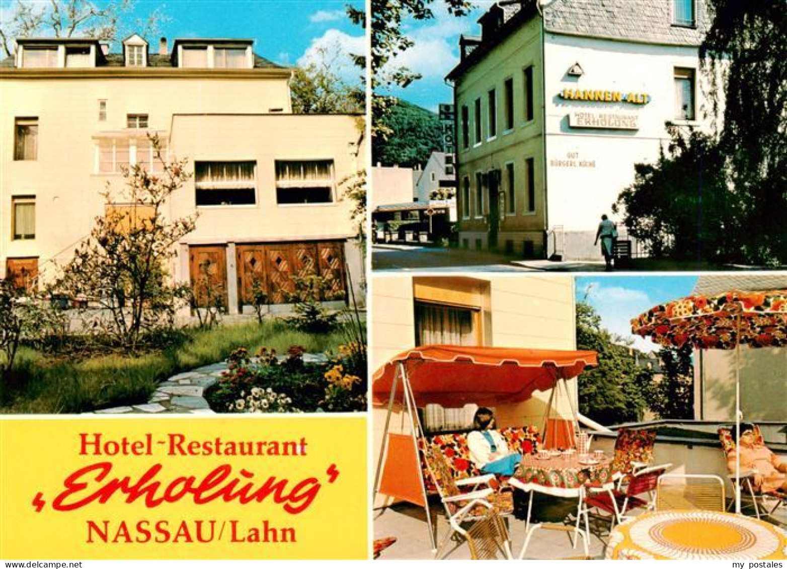 73890817 Nassau Lahn Hotel Restaurant Erholug Terrasse Nassau Lahn - Nassau