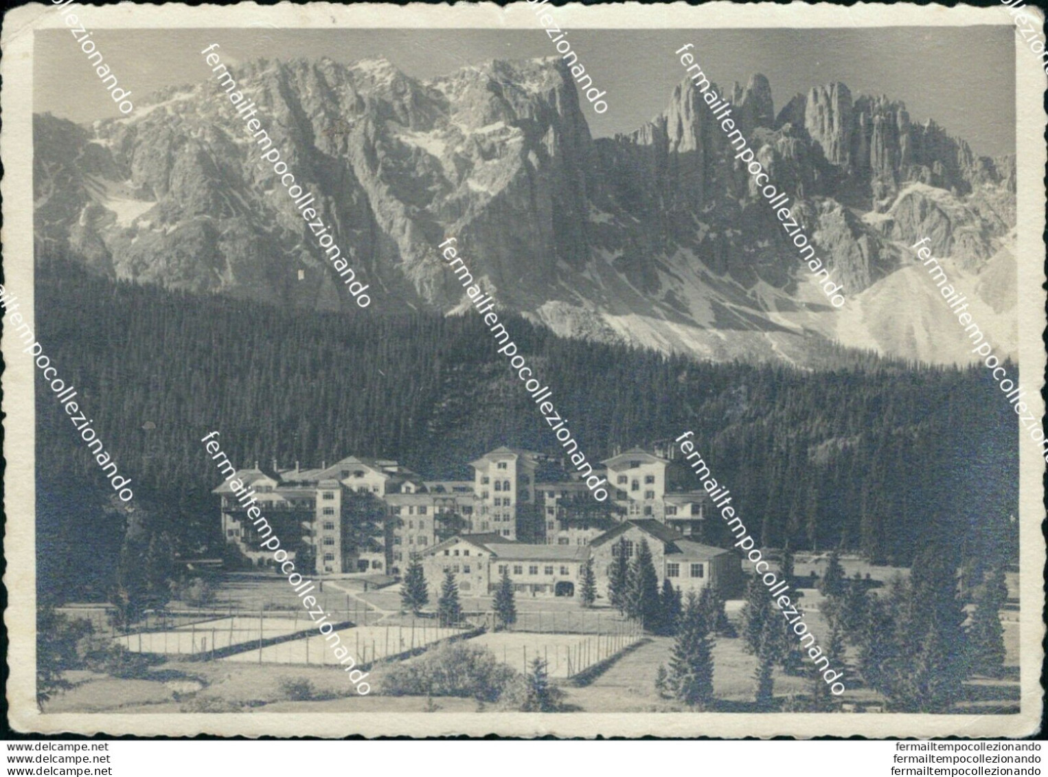 Bm371 Cartolina Gruppo Delle Dolomiti Hotel Carezza Provincia Di Bolzano - Bolzano