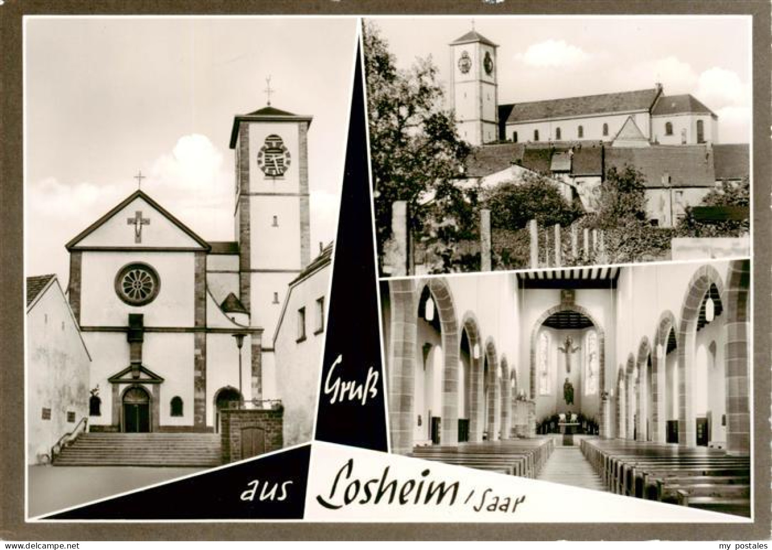 73890782 Losheim Saar See Kirche Inneres  - Losheim