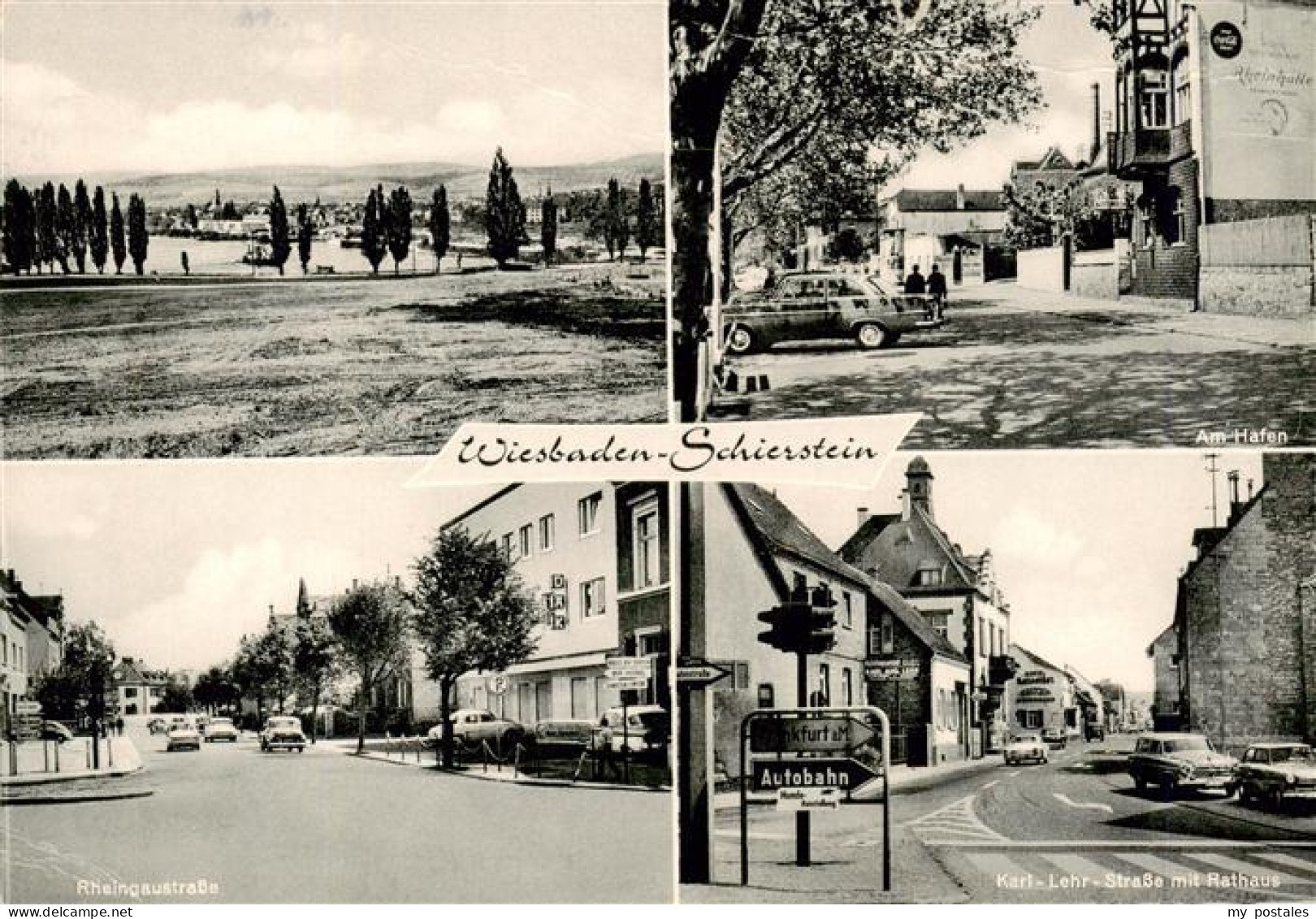 73890755 Schierstein Wiesbaden Panorama Am Hafen Rheingaustrasse Karl Lehr Stras - Wiesbaden