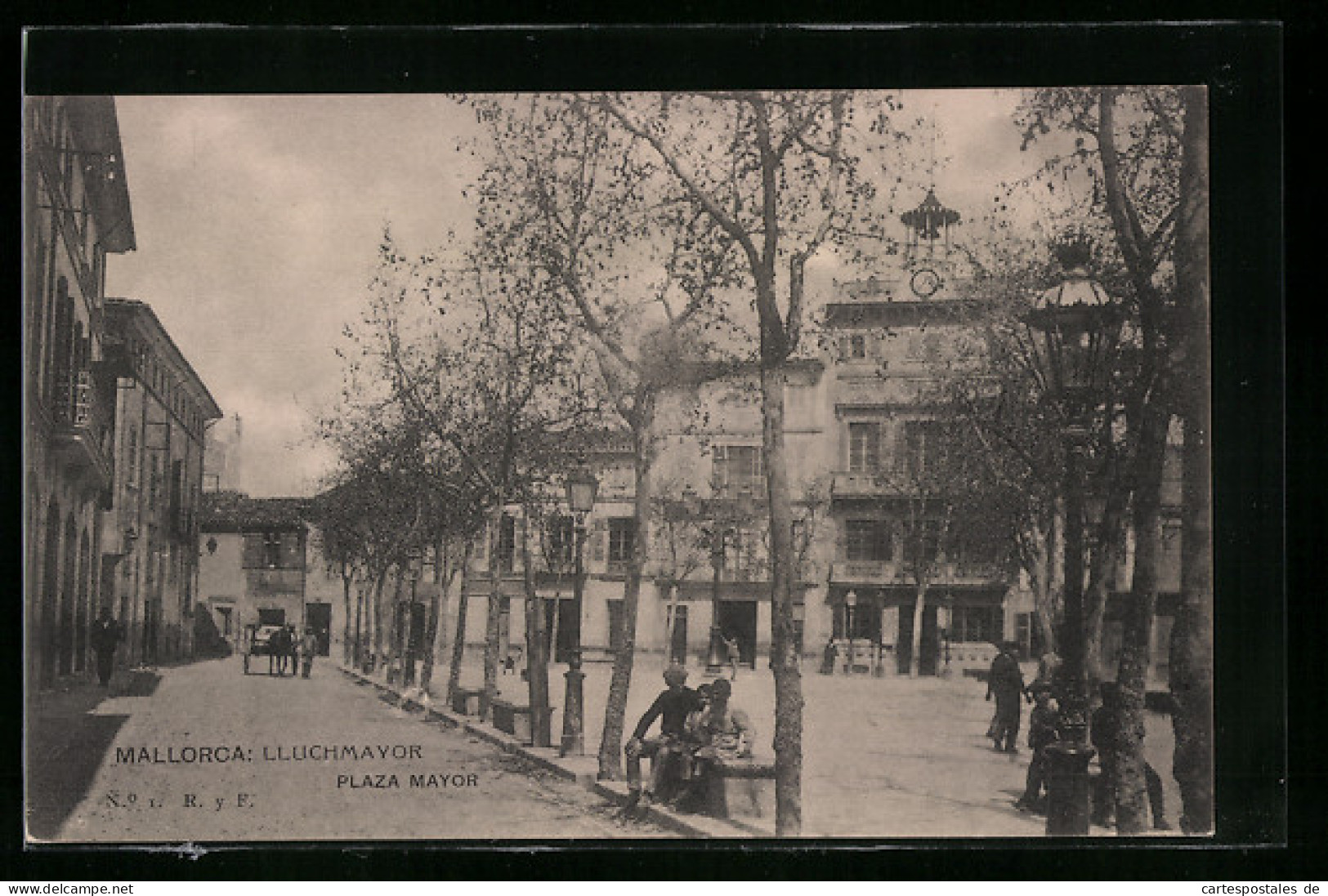 Postal Lluchmayor / Mallorca, Plaza Mayor  - Mallorca