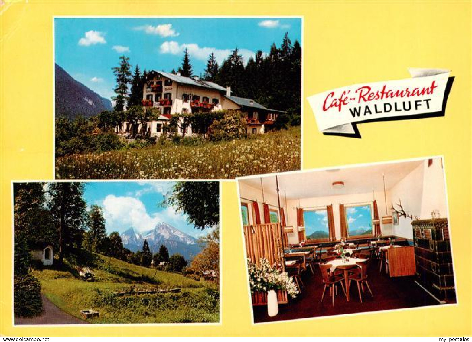 73890742 Berchtesgaden Cafe Restaurant Waldluft Gaststube Panorama Berchtesgaden - Berchtesgaden