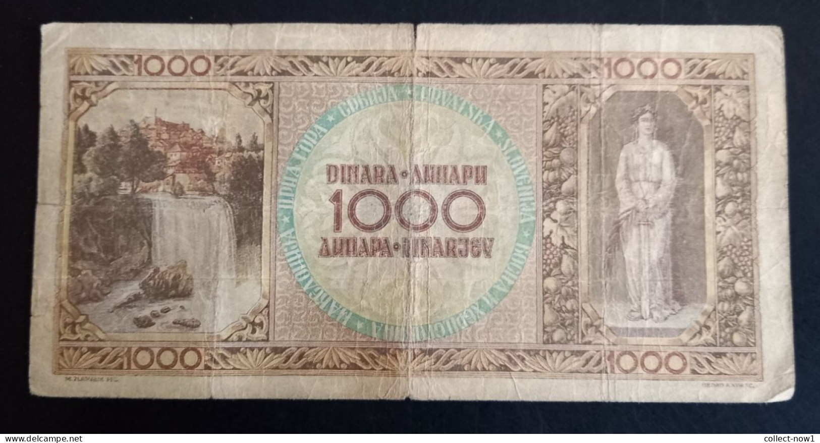 #1     YUGOSLAVIA  1000 DINARA 1946 - Joegoslavië