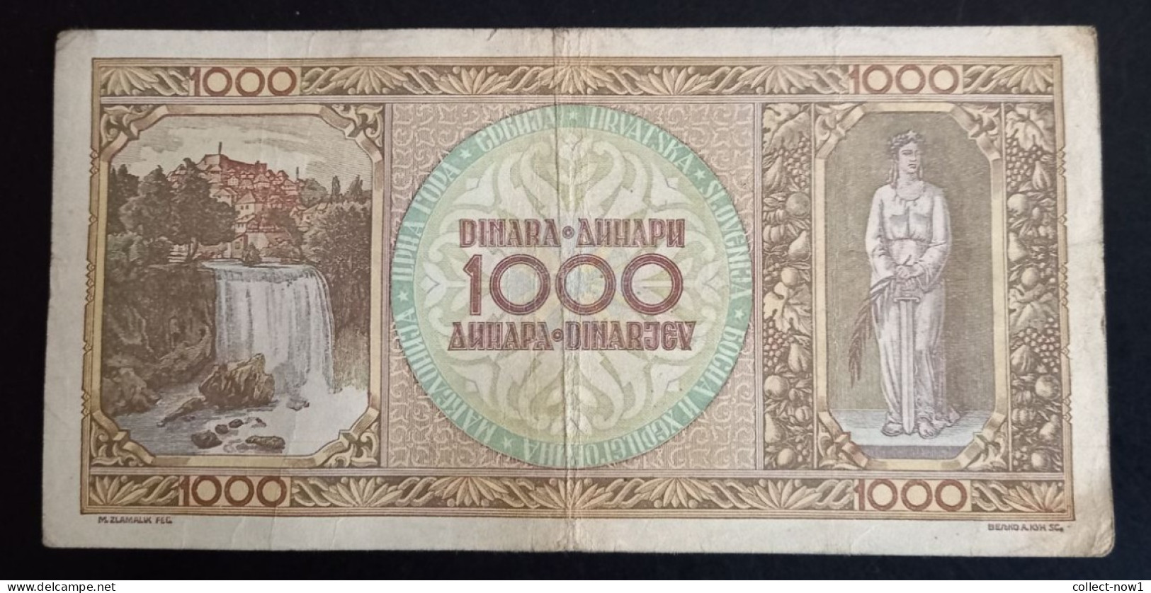 #1     YUGOSLAVIA  1000 DINARA 1946 - Joegoslavië