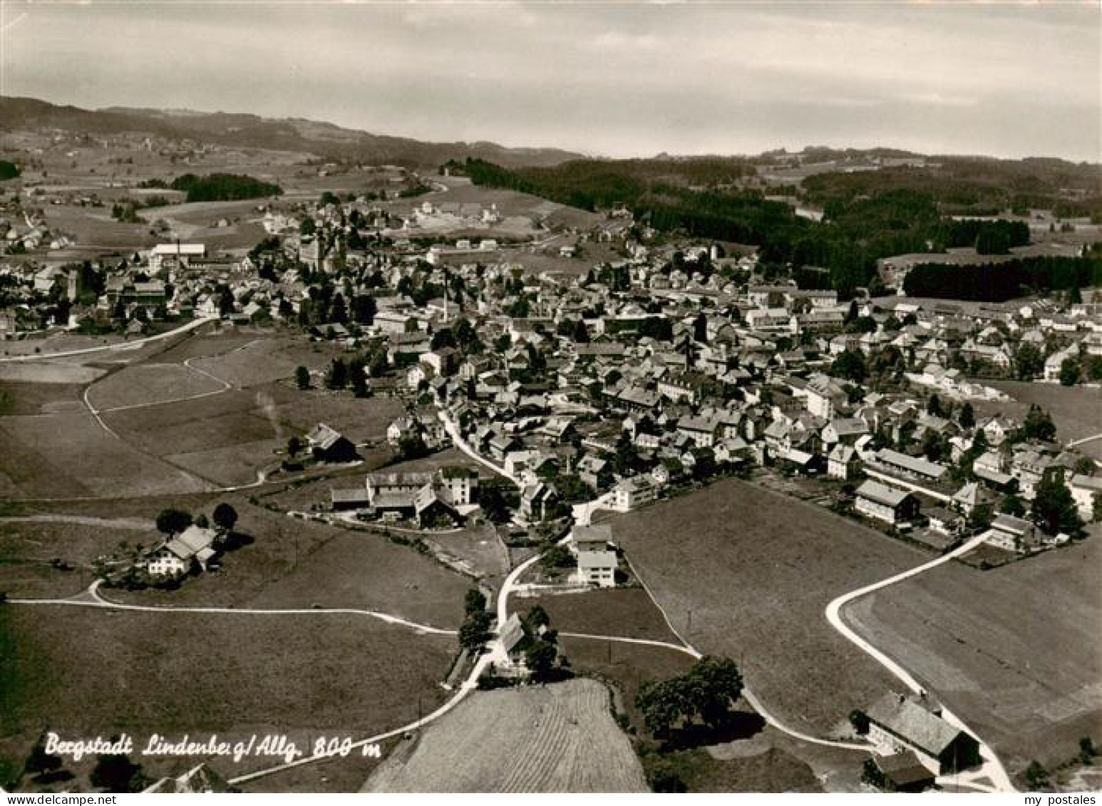 73890592 Lindenberg Allgaeu Panorama Bergstadt Lindenberg Allgaeu - Lindenberg I. Allg.