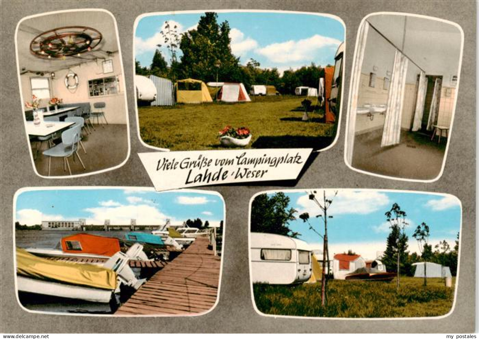 73890578 Lahde Weser Campingplatz Teilansichten Weserpartie Lahde Weser - Petershagen