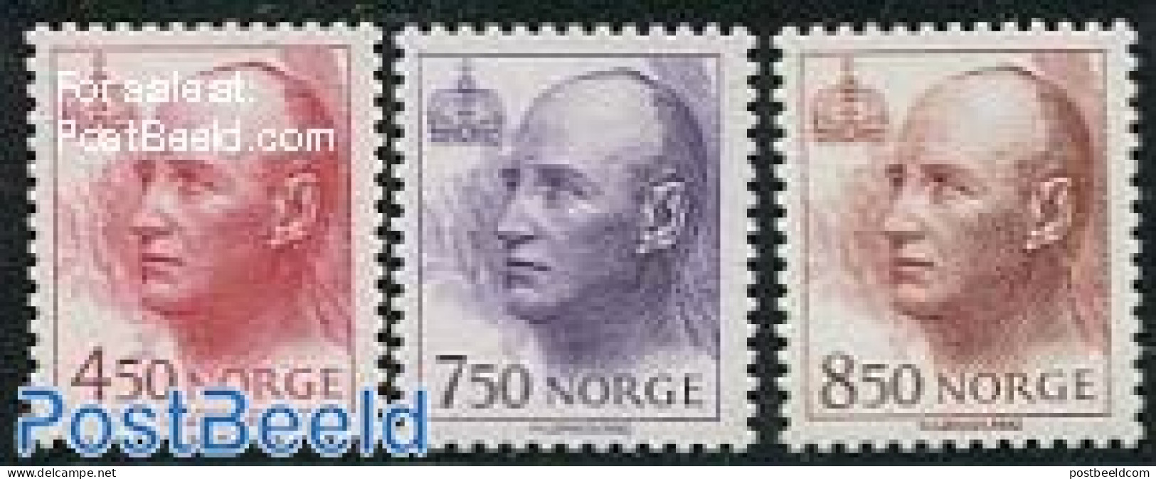 Norway 1995 Definitives 3v, Mint NH - Nuovi