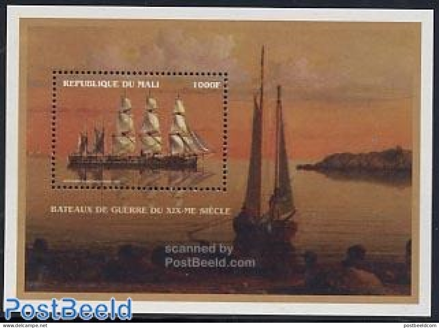 Mali 1996 Ship S/s, Northumberland, Mint NH, Transport - Ships And Boats - Barche