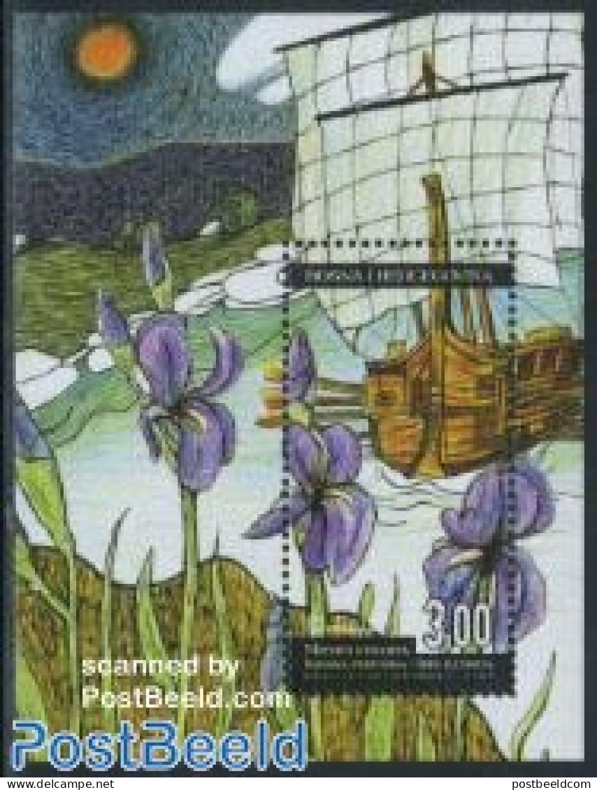 Bosnia Herzegovina - Croatic Adm. 2007 Myth & Flowers S/s, Mint NH, Nature - Transport - Flowers & Plants - Ships And .. - Ships