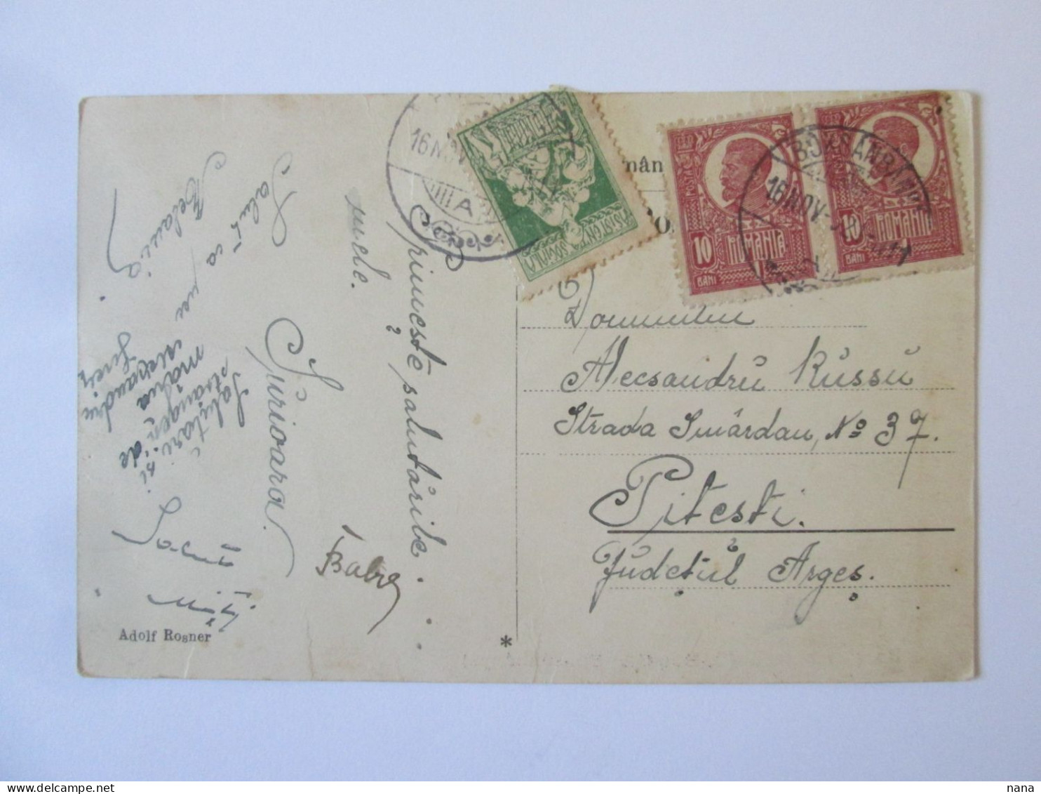 Romania-Bocșa Montană(Caraș Severin) 1921 Mailed Postcard Rare Postmark See Pictures - Roumanie