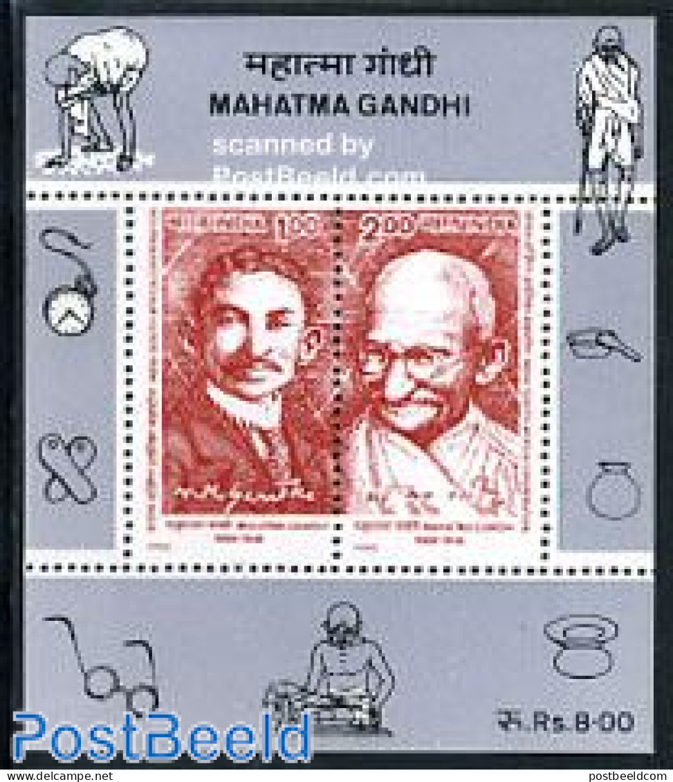 India 1995 Gandhi S/s, Mint NH, History - Gandhi - Politicians - Ongebruikt