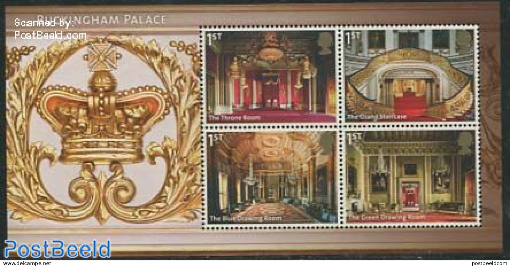 Great Britain 2014 Buckingham Palace S/s, Mint NH, Art - Castles & Fortifications - Nuevos
