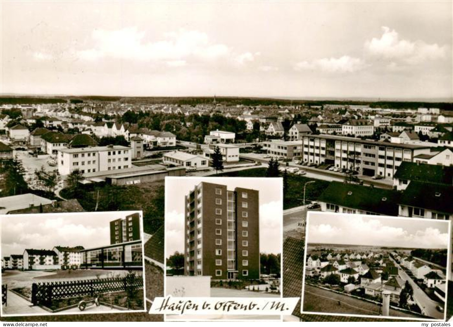 73890397 Hausen Offenbach Panorama Siedlungen Hochhaus Hausen Offenbach - Obertshausen