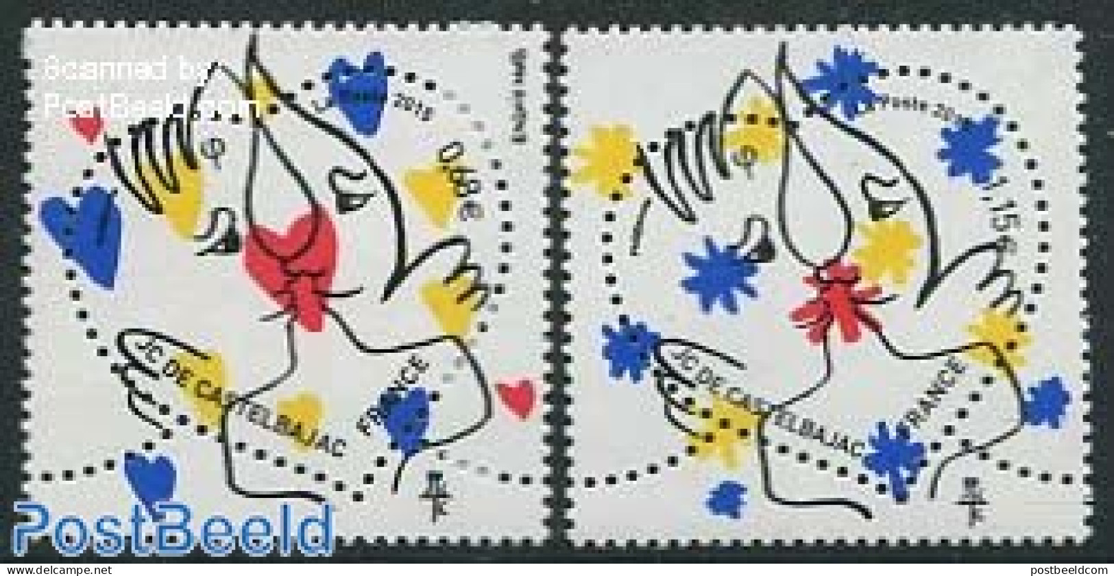 France 2015 JC De Castelbajac 2v, Mint NH - Unused Stamps