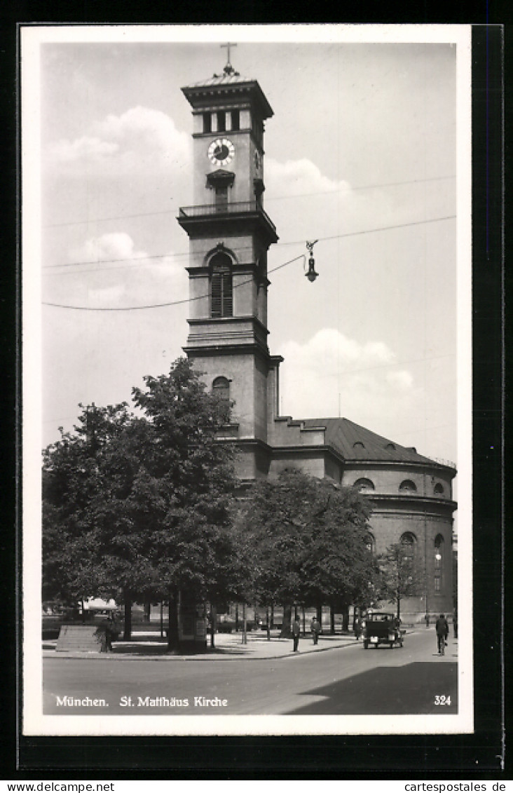 AK München, St. Matthäus Kirche  - Muenchen