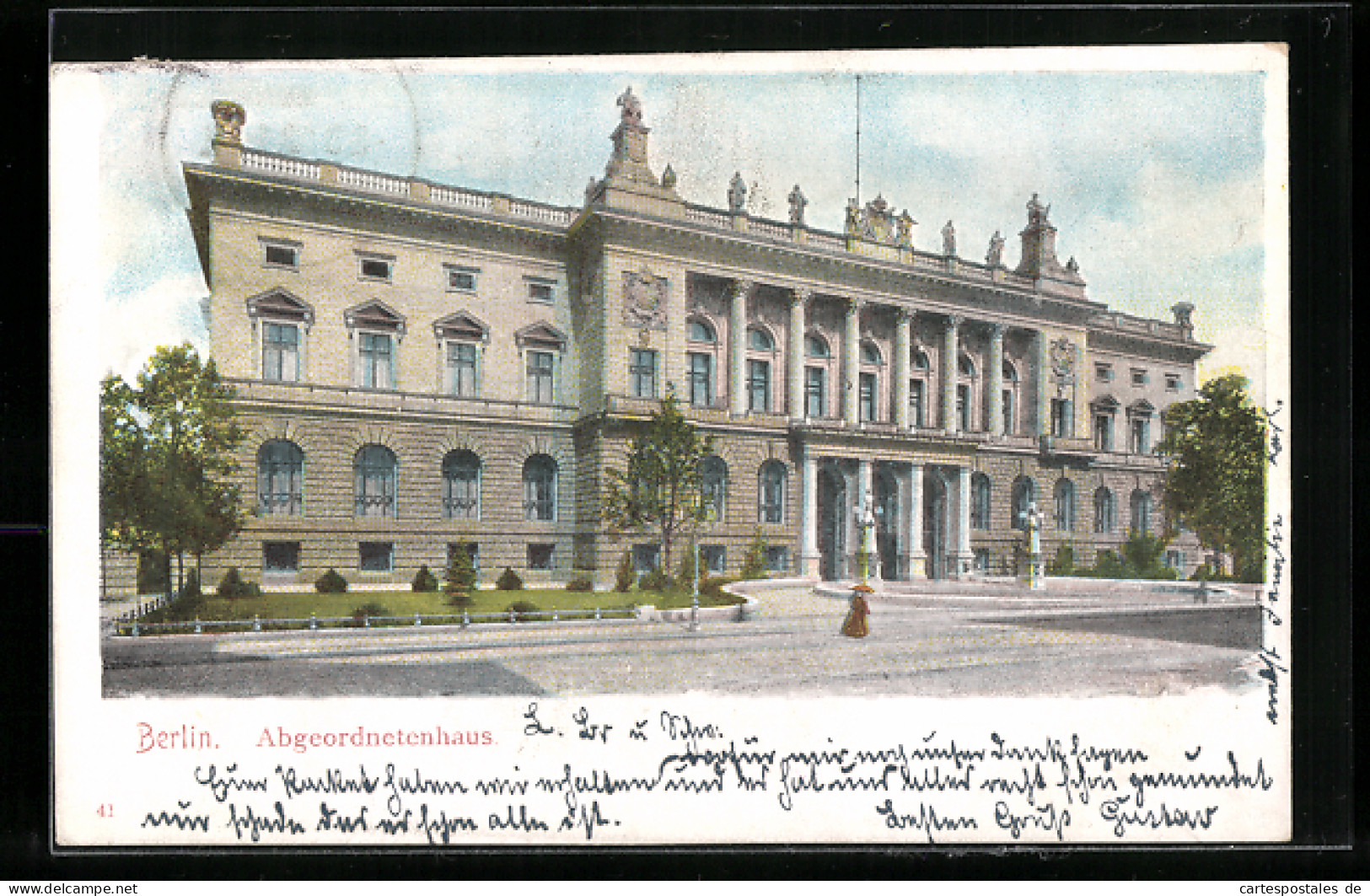 AK Berlin, Sicht Auf Das Abgeordnetenhaus, Prinz-Albrecht-Strasse  - Mitte