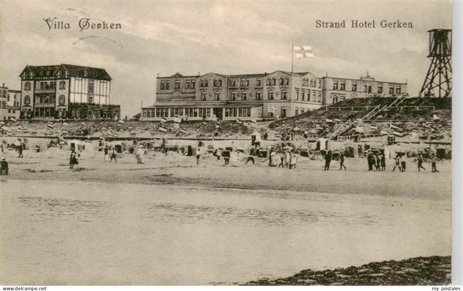 73890302 Wangeroog Wangerooge Nordseebad Strand Hotel Gerken Villa Gerken  - Wangerooge