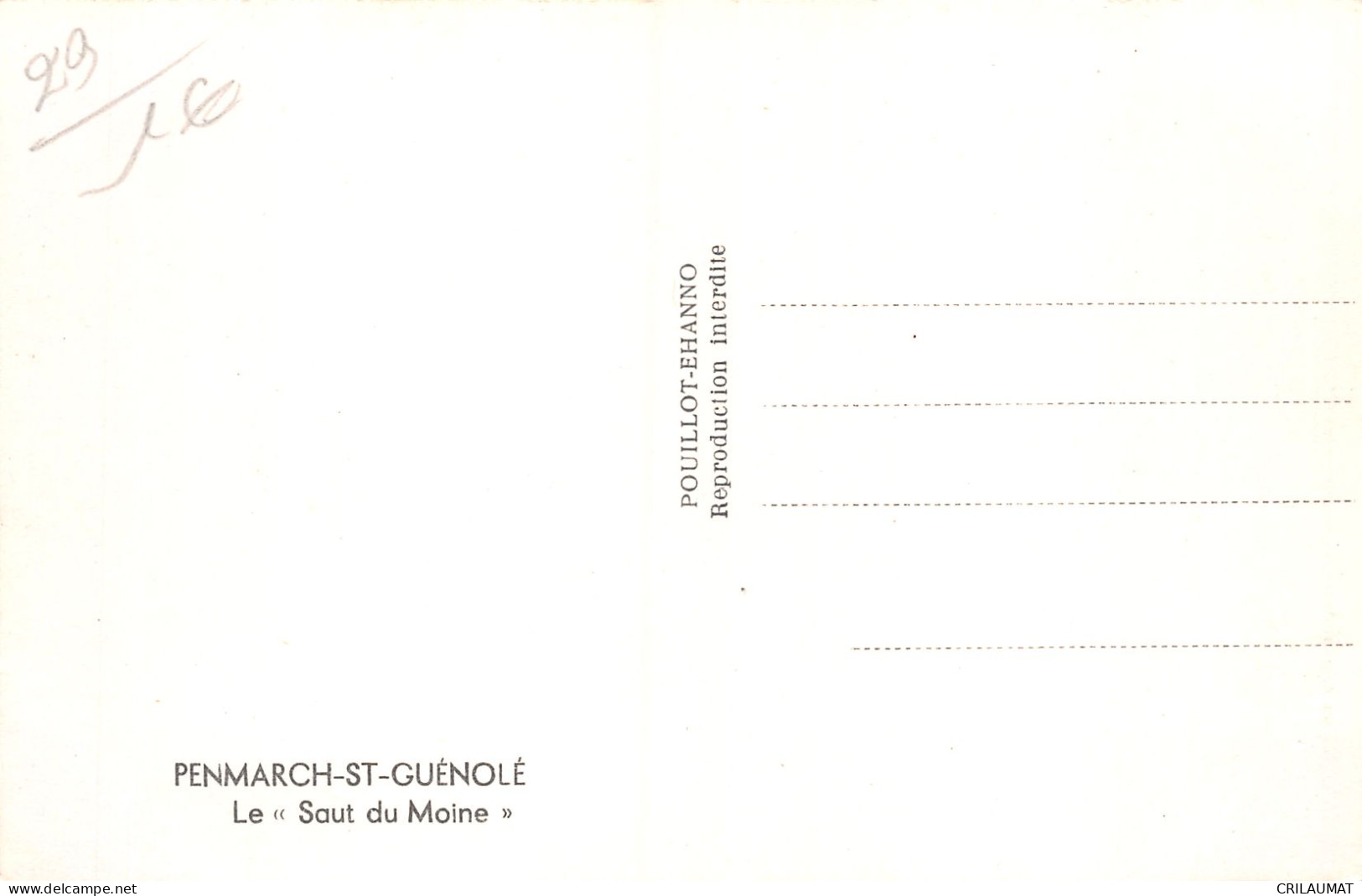 29-PENMARCH SAINT GUENOLE-N°T5067-C/0011 - Penmarch