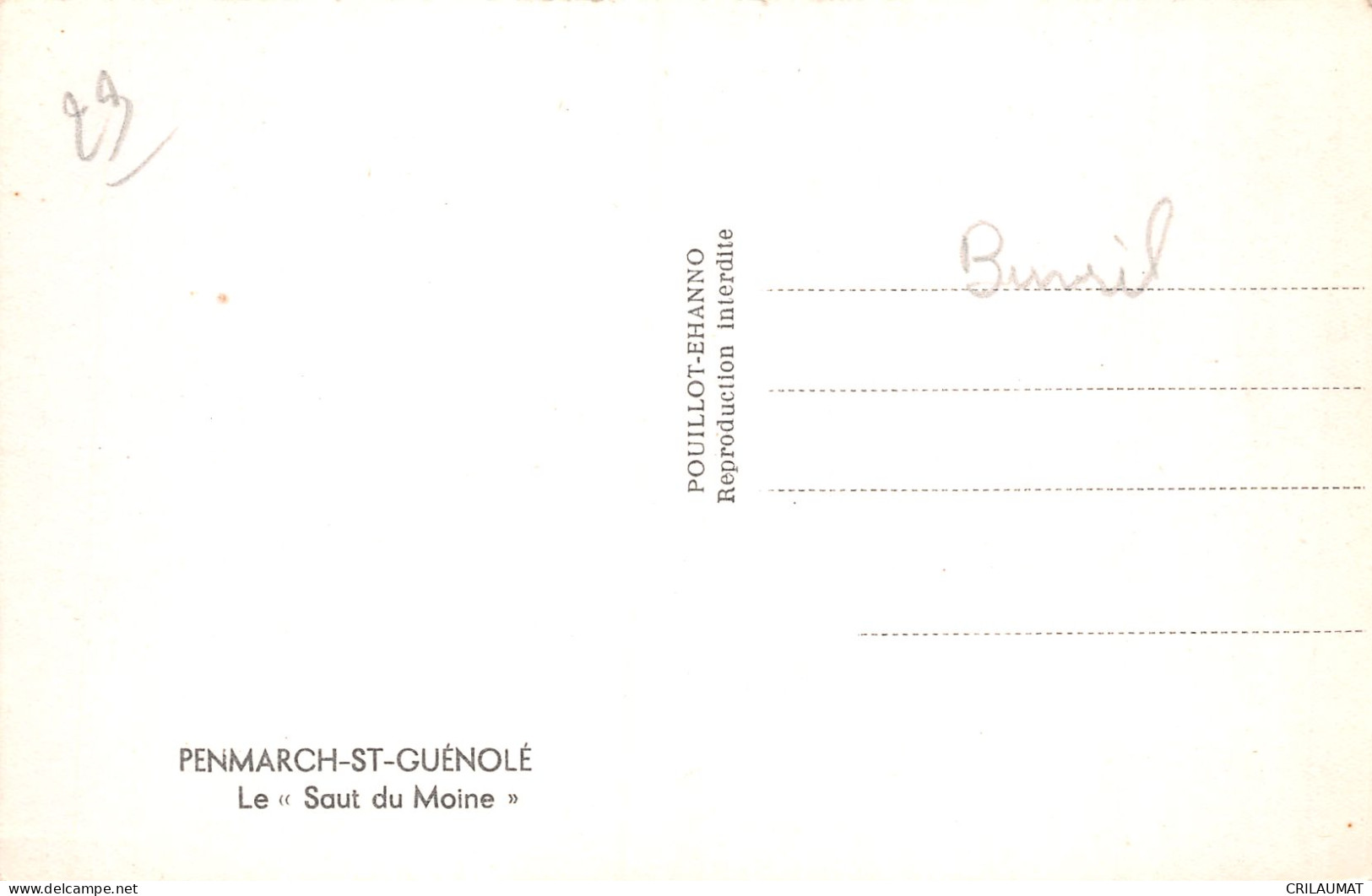 29-PENMARCH SAINT GUENOLE-N°T5067-B/0249 - Penmarch