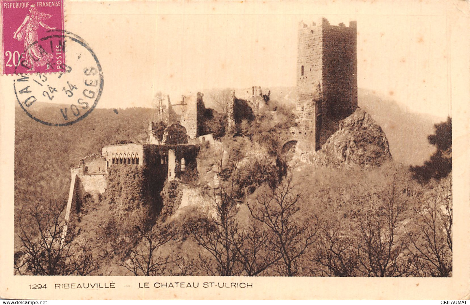 68-RIBEAUVILLE LE CHATEAU SAINT ULRICH-N°T5067-A/0333 - Ribeauvillé