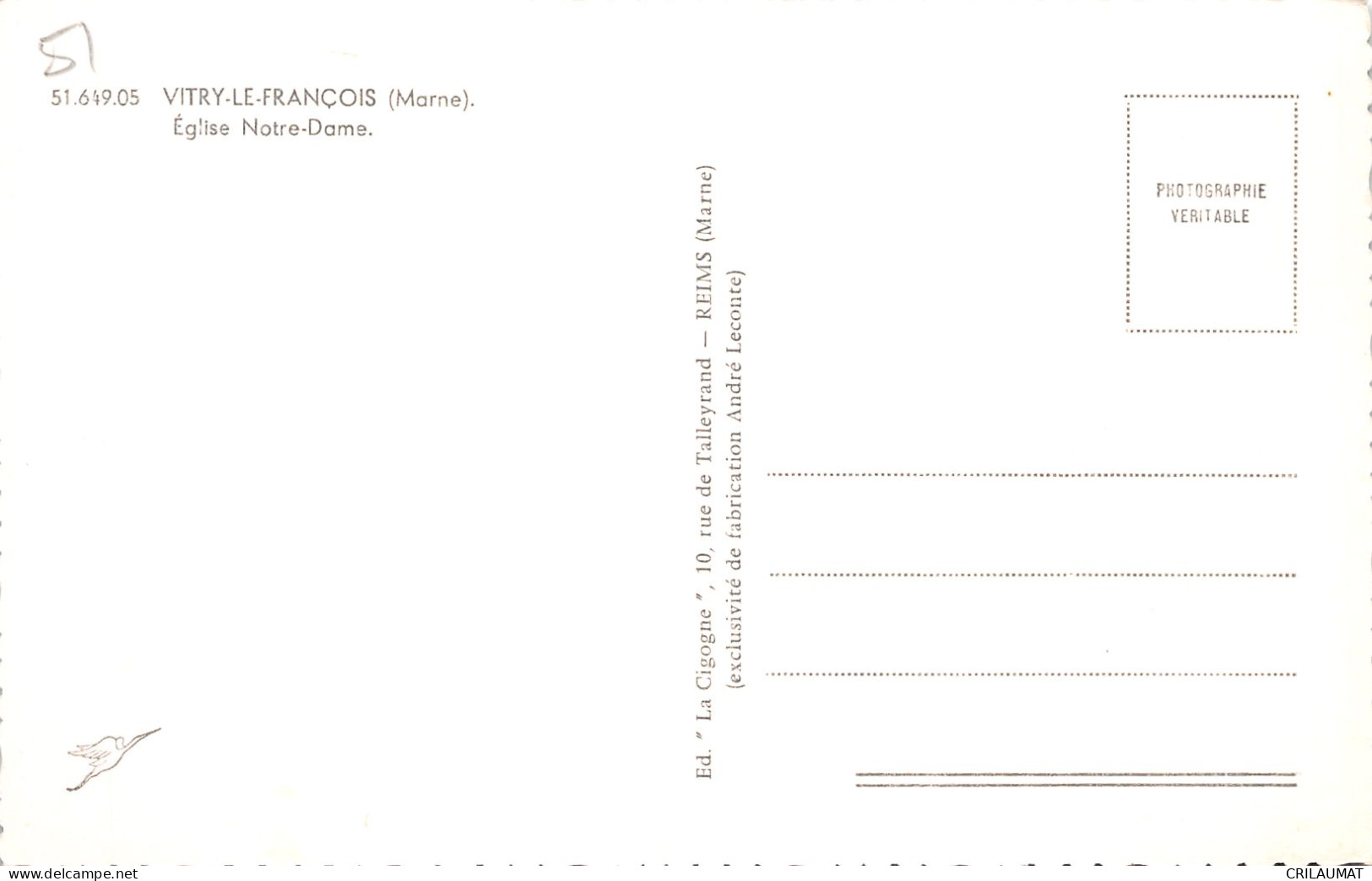 51-VITRY LE FRANCOIS-N°T5067-E/0379 - Vitry-le-François