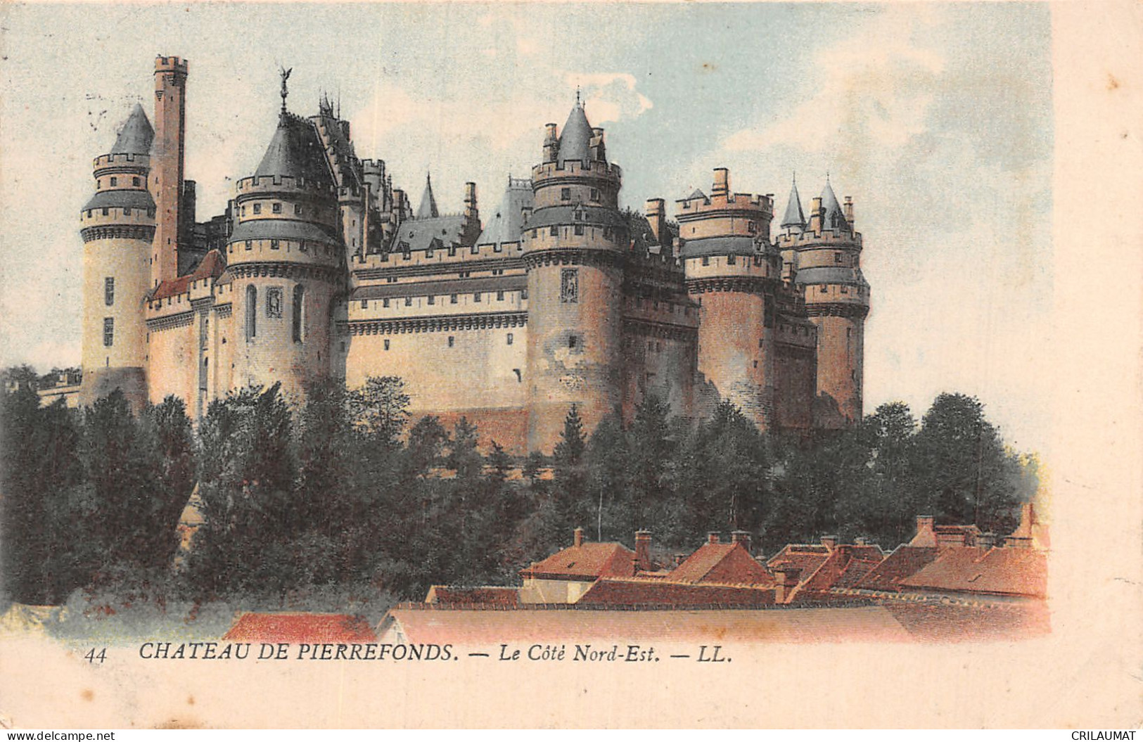 60-PIERREFONDS LE CHATEAU-N°T5067-D/0315 - Pierrefonds