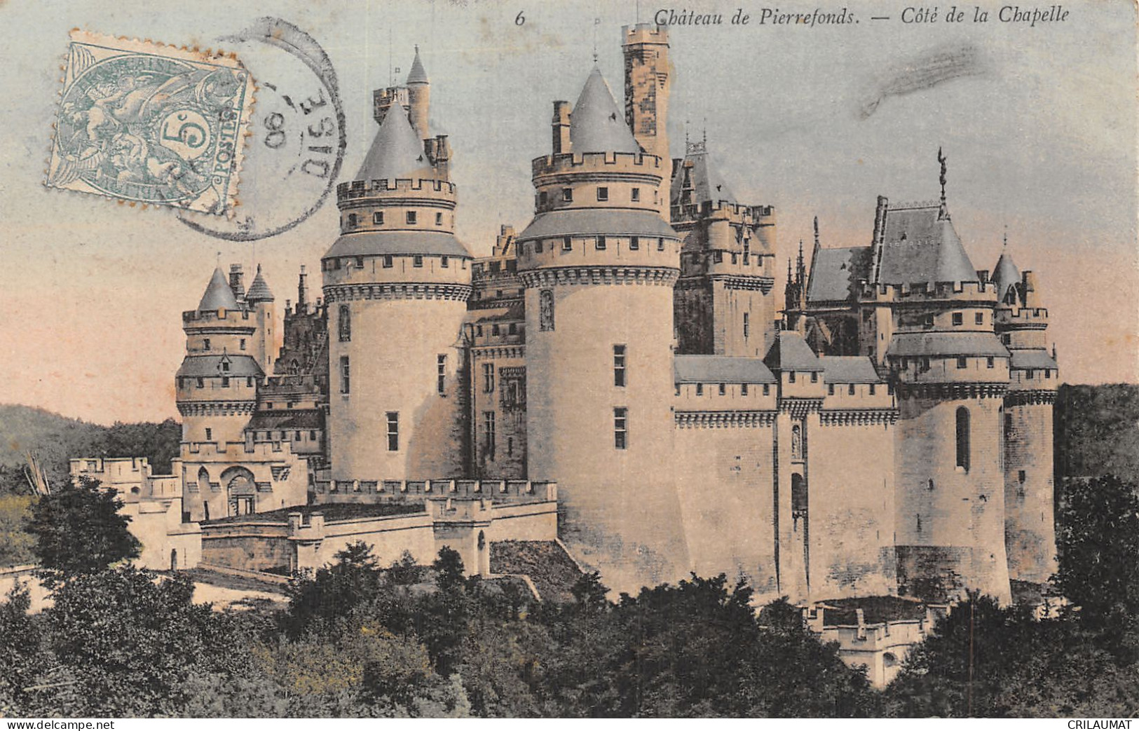 60-PIERREFONDS LE CHATEAU-N°T5067-D/0317 - Pierrefonds