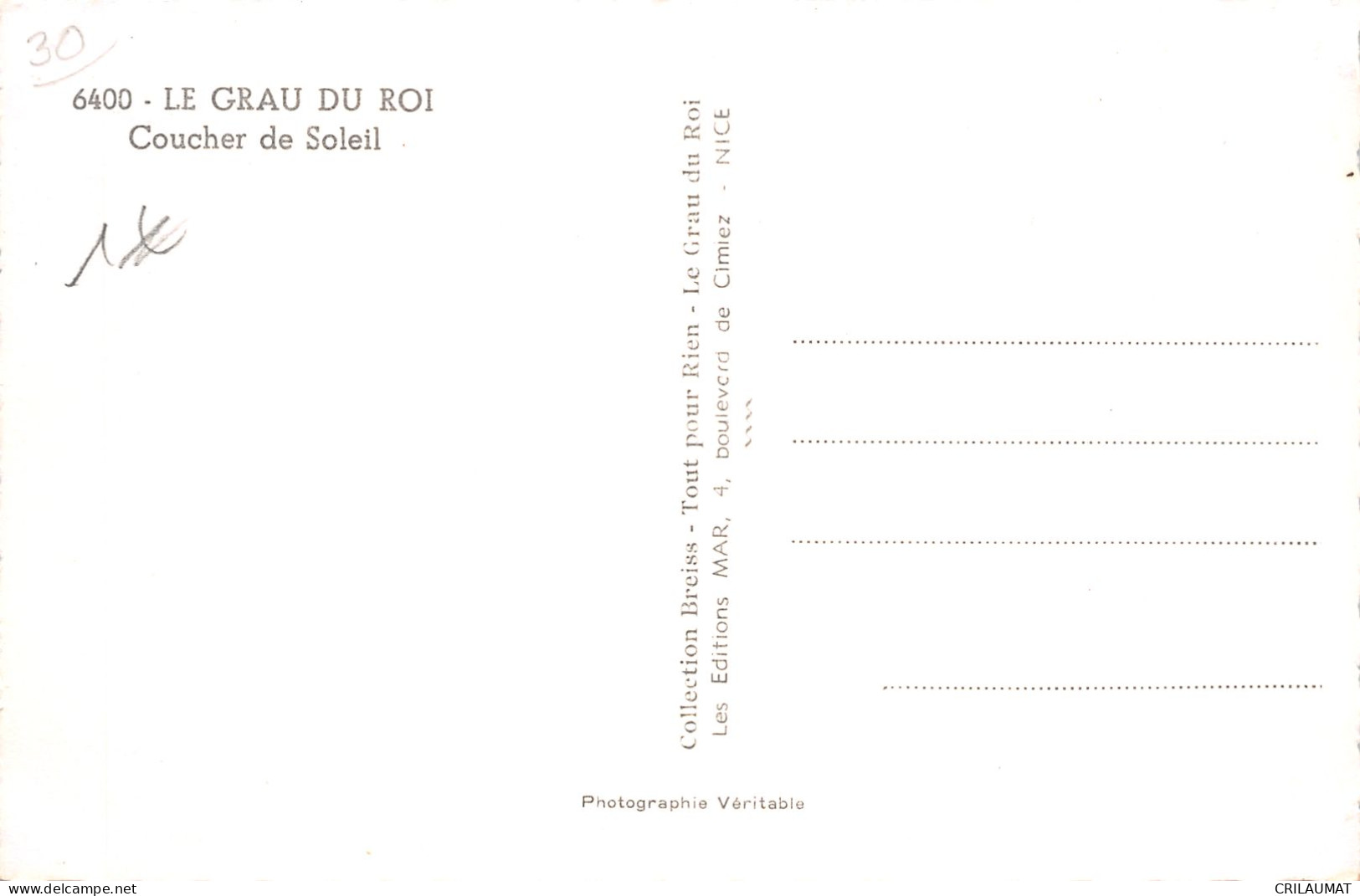 30-LE GRAU DU ROI-N°T5067-D/0195 - Le Grau-du-Roi