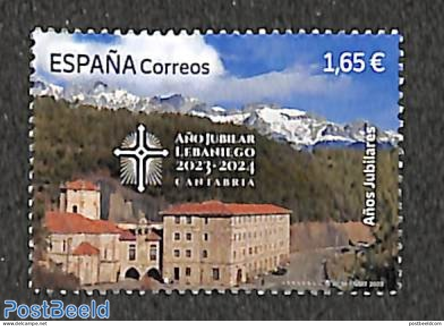 Spain 2023 Lebanon Jubilee Year 1v, Mint NH, Religion - Cloisters & Abbeys - Unused Stamps