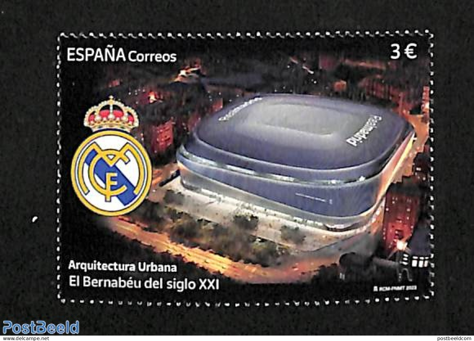 Spain 2023 Bernebeu Stadium 1v, Mint NH, Sport - Sport (other And Mixed) - Art - Modern Architecture - Ongebruikt