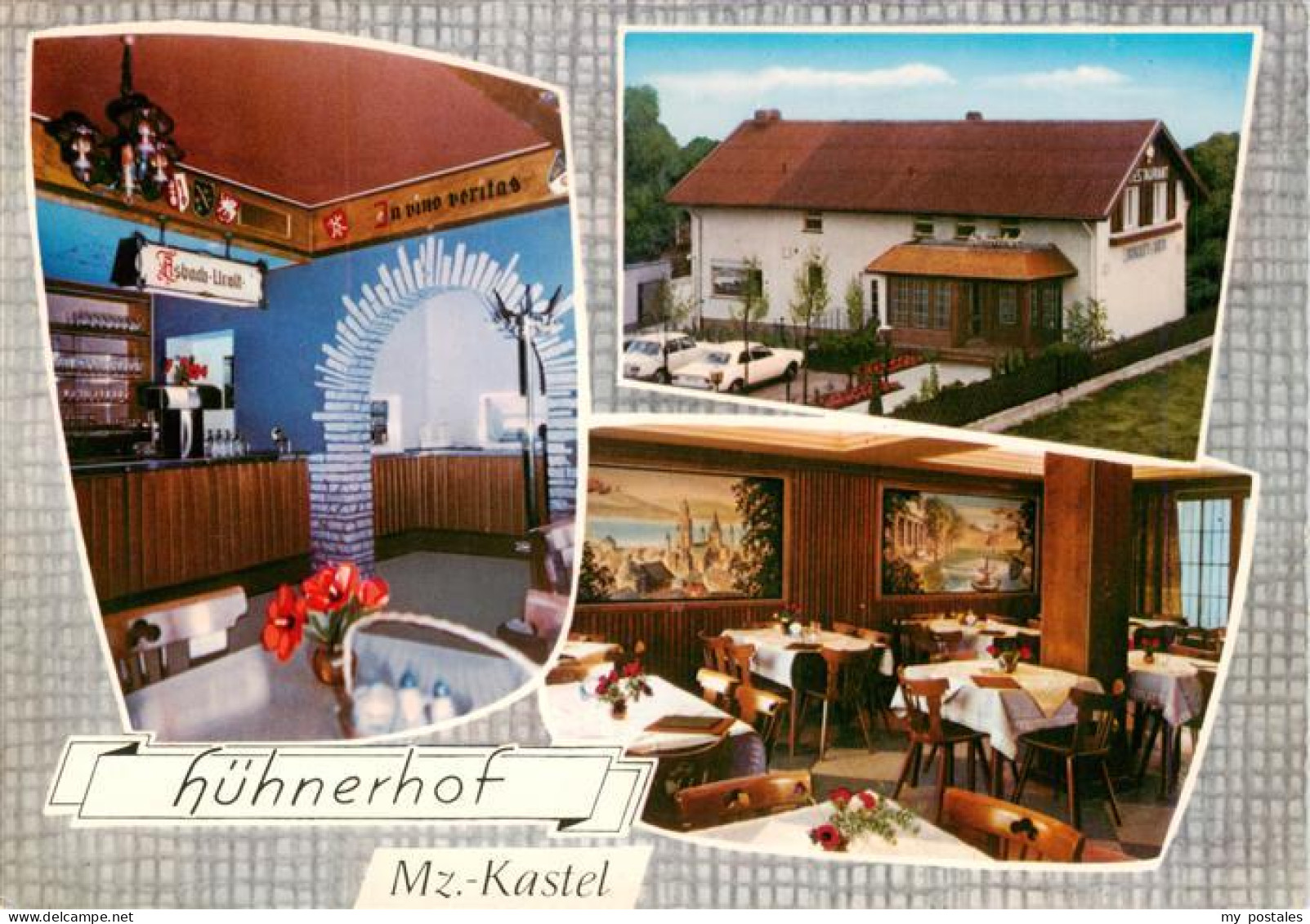 73890041 Kastel  Mainz Restaurant Huehnerhof Gastraum Theke  - Mainz